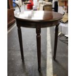 Seven French Style Oval Side Tables (H)60 x (W)54 x (D) 48 cm*Please note this Lot is subject to 44%