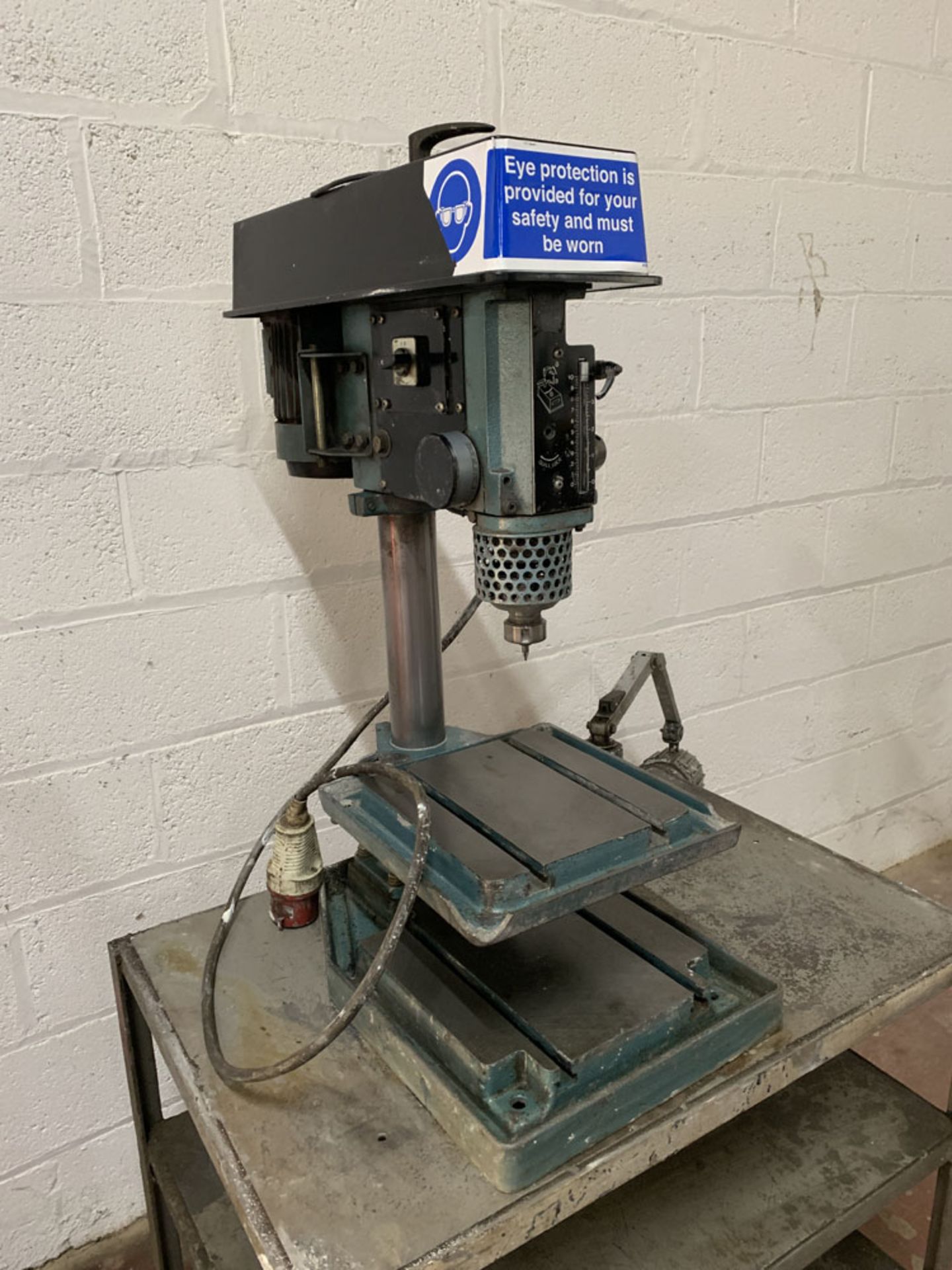 Meddings LF2 Bench Drill. 3 Phase. Table Size 10'' x 10 1/2 ''. - Image 2 of 3