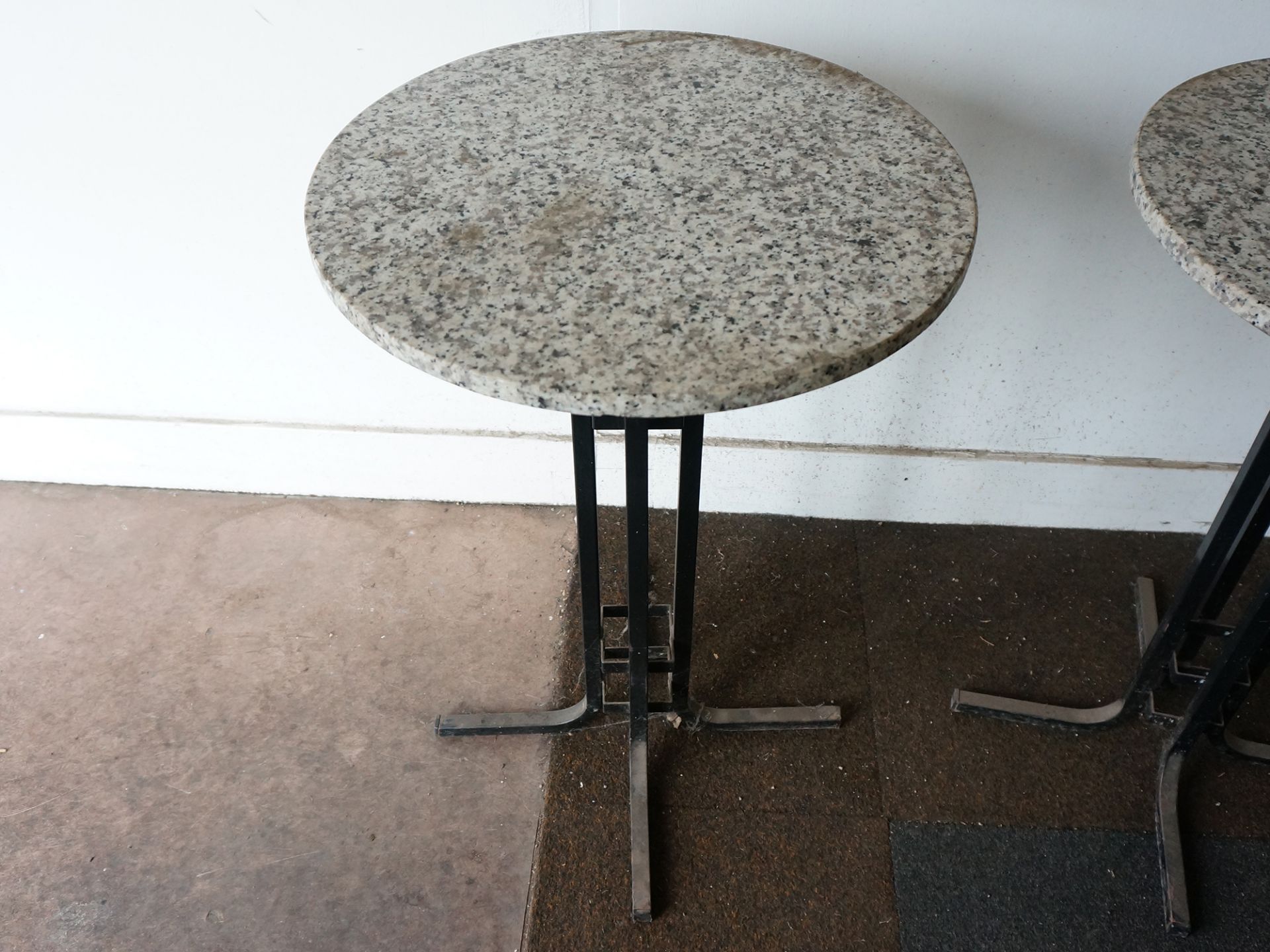 2 x Round Granite Top Tables. - Image 3 of 5