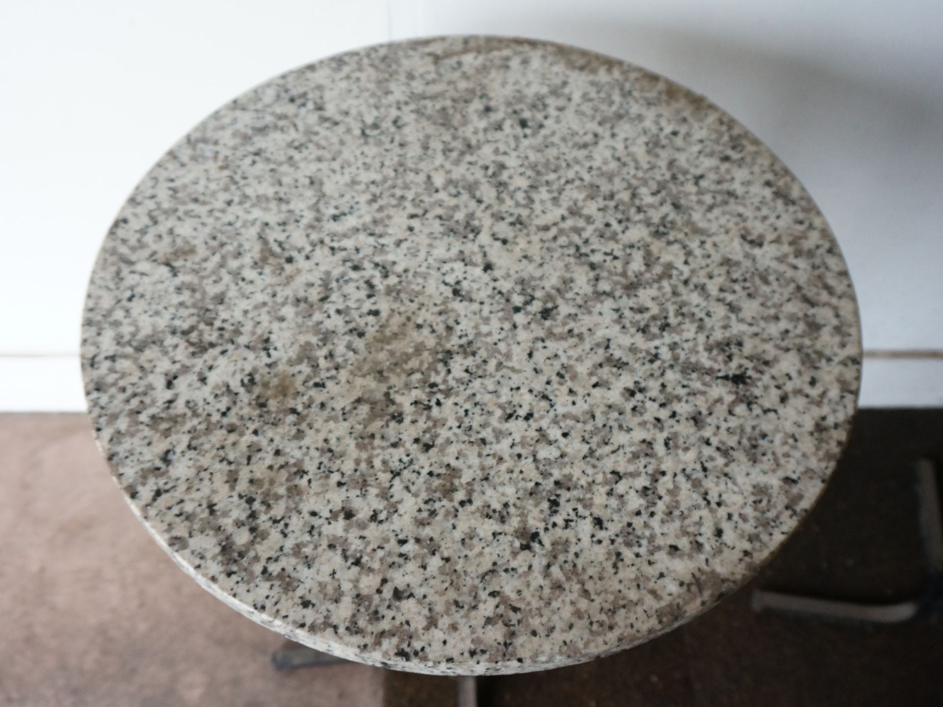 2 x Round Granite Top Tables. - Image 4 of 5