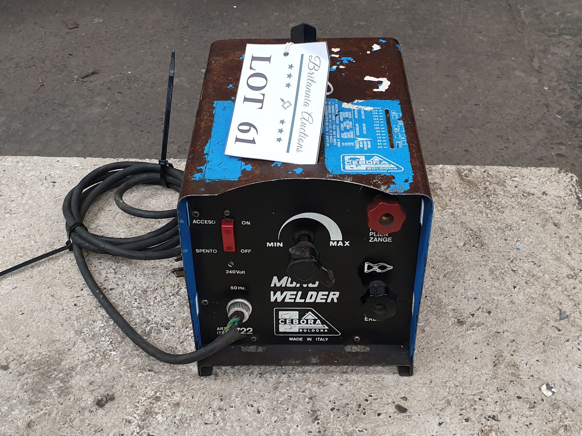 Cebora Mono Welder. 240 Volt.