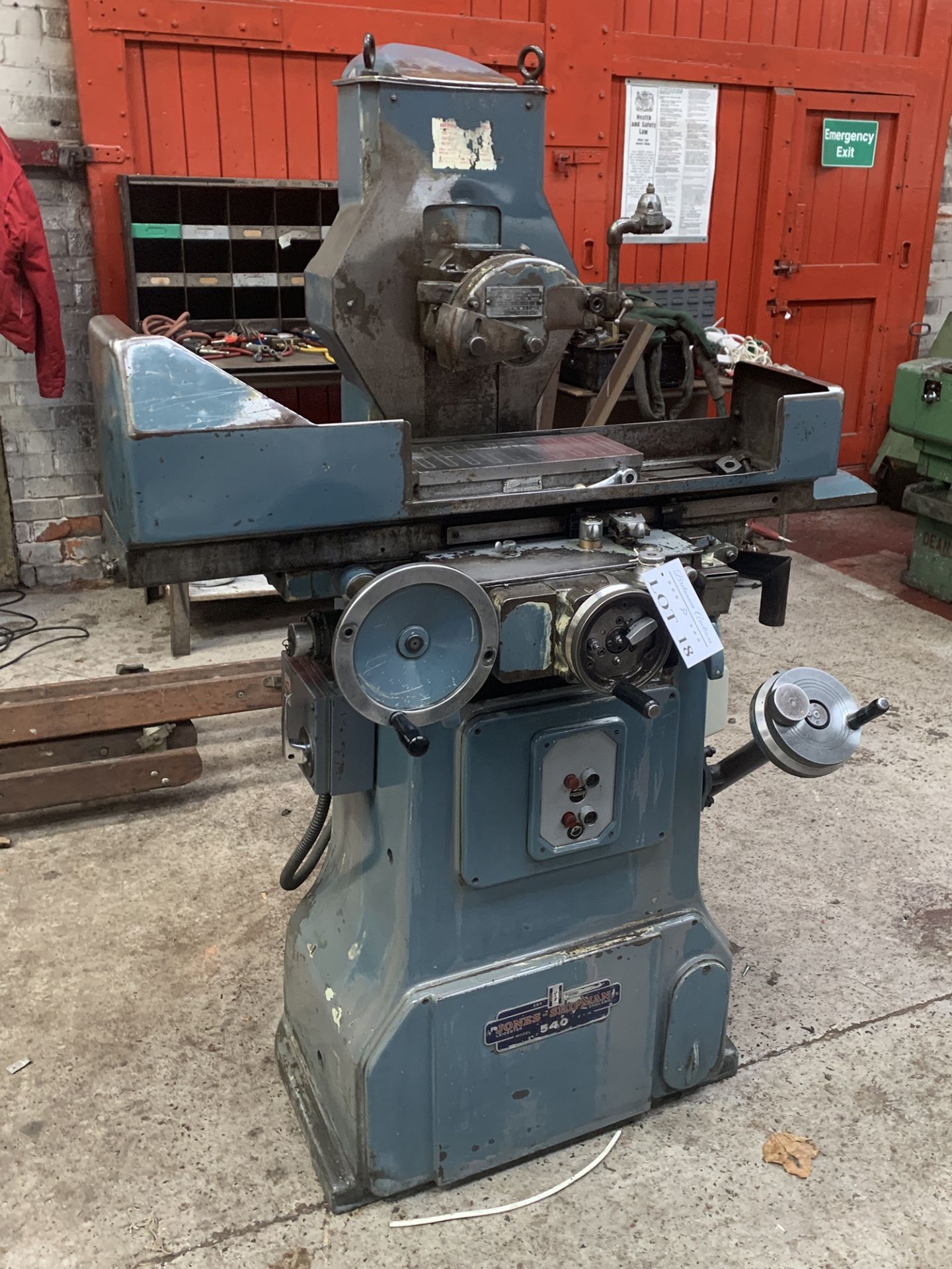 Jones & Shipman Type 540 Surface Grinder.Capacity 10" x 5".