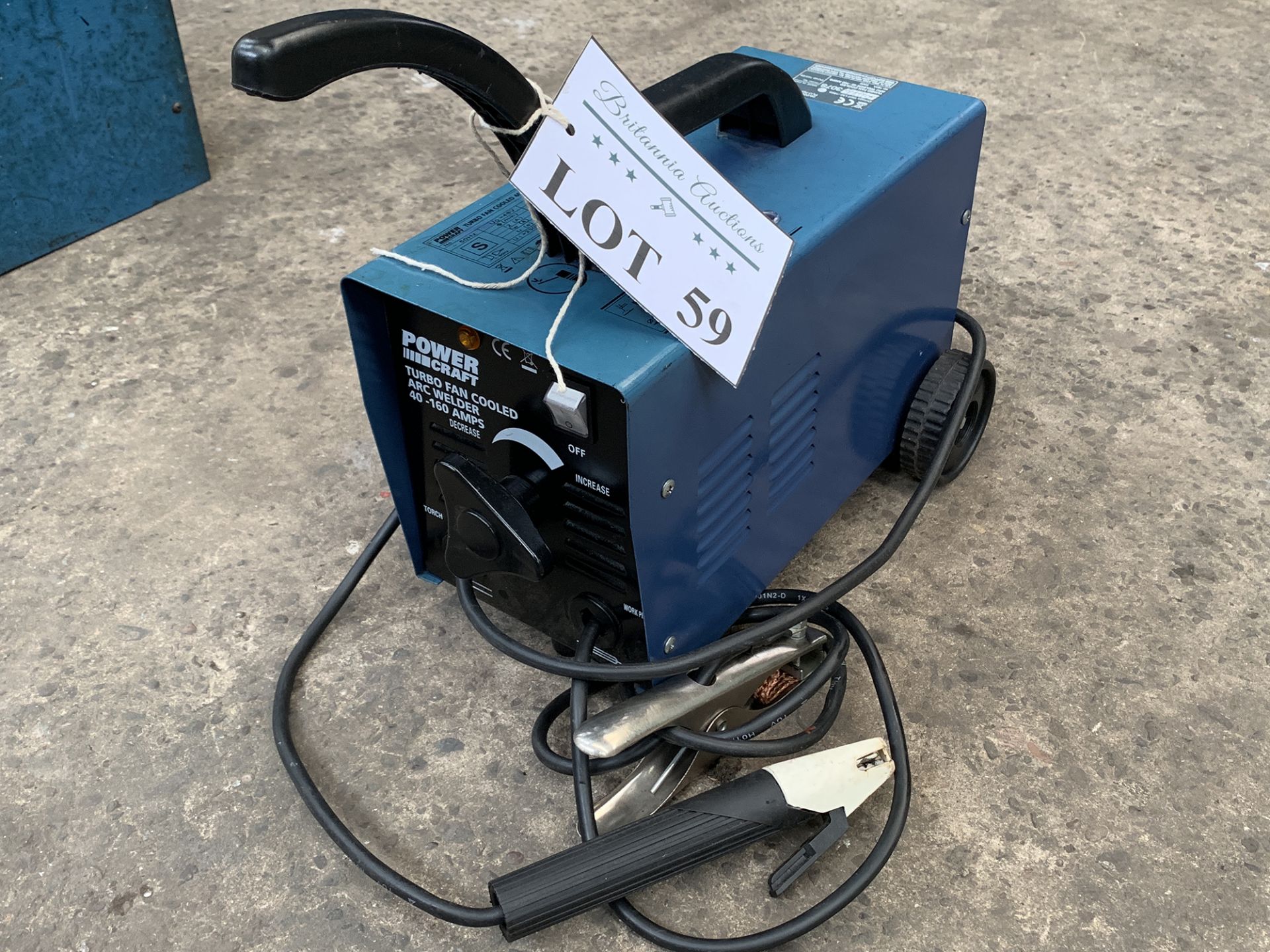 Power Craft Turbo Fan Cooled Arc Welder. 40-160 Amps.