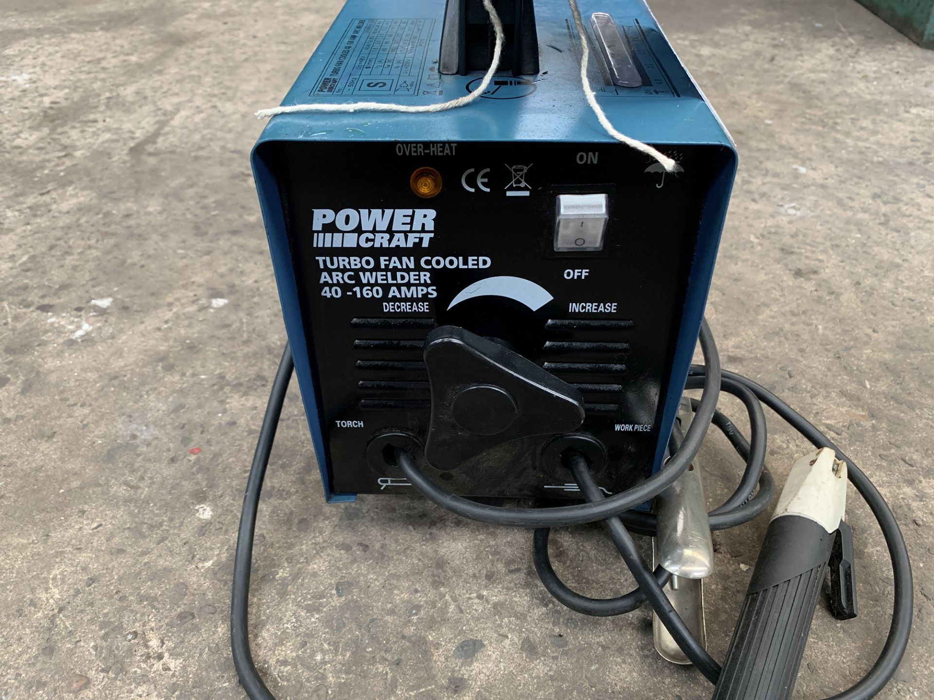 Power Craft Turbo Fan Cooled Arc Welder. 40-160 Amps. - Image 4 of 6