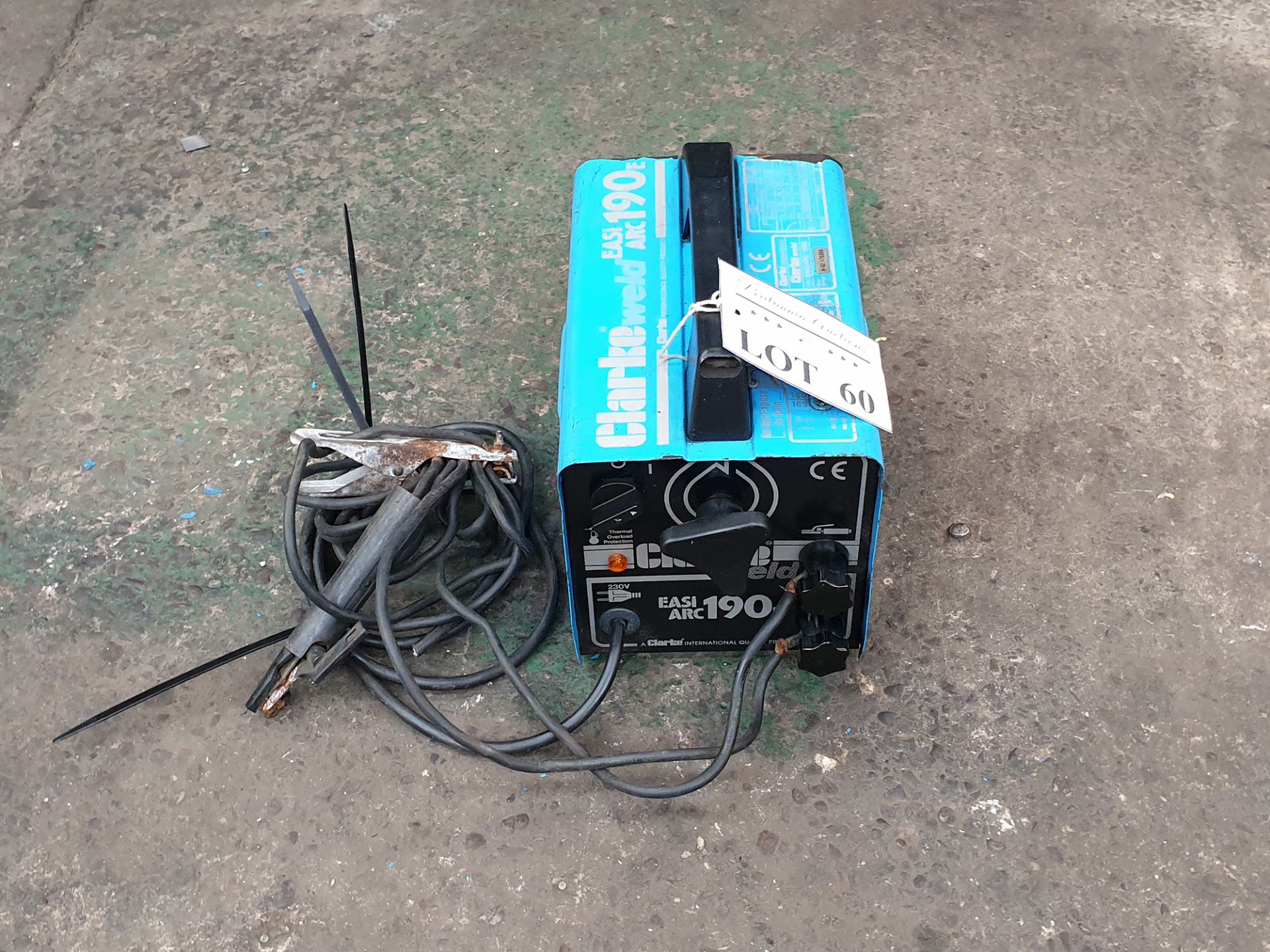 Clarke Easi Arc 190 Welder. 240 Volt.