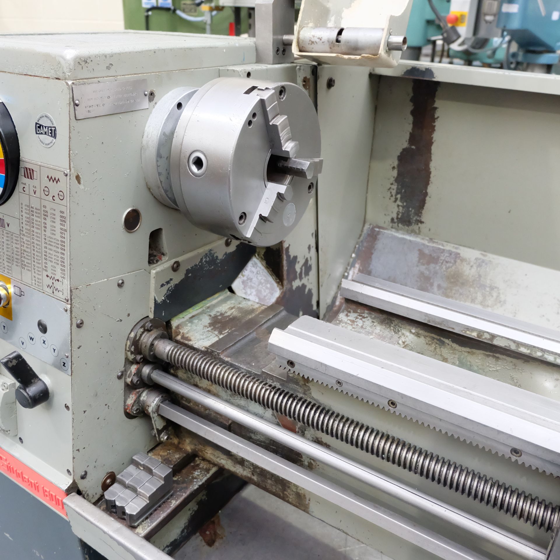 Colchester Student Gap Bed Centre Lathe. - Image 4 of 7