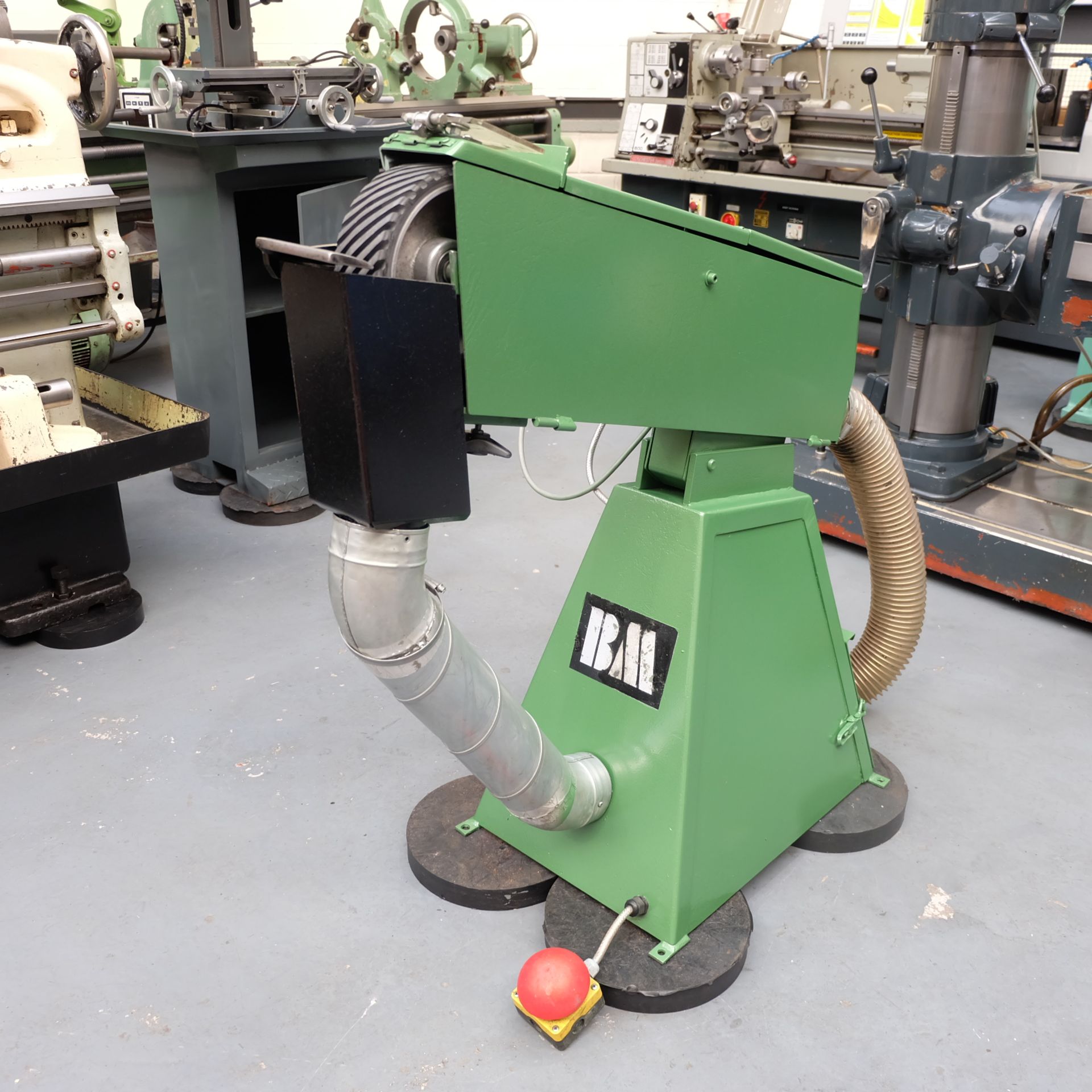 Multitool Model BM7552: Pedestal Linisher. Belt Width 75mm. 3 Phase Motor.