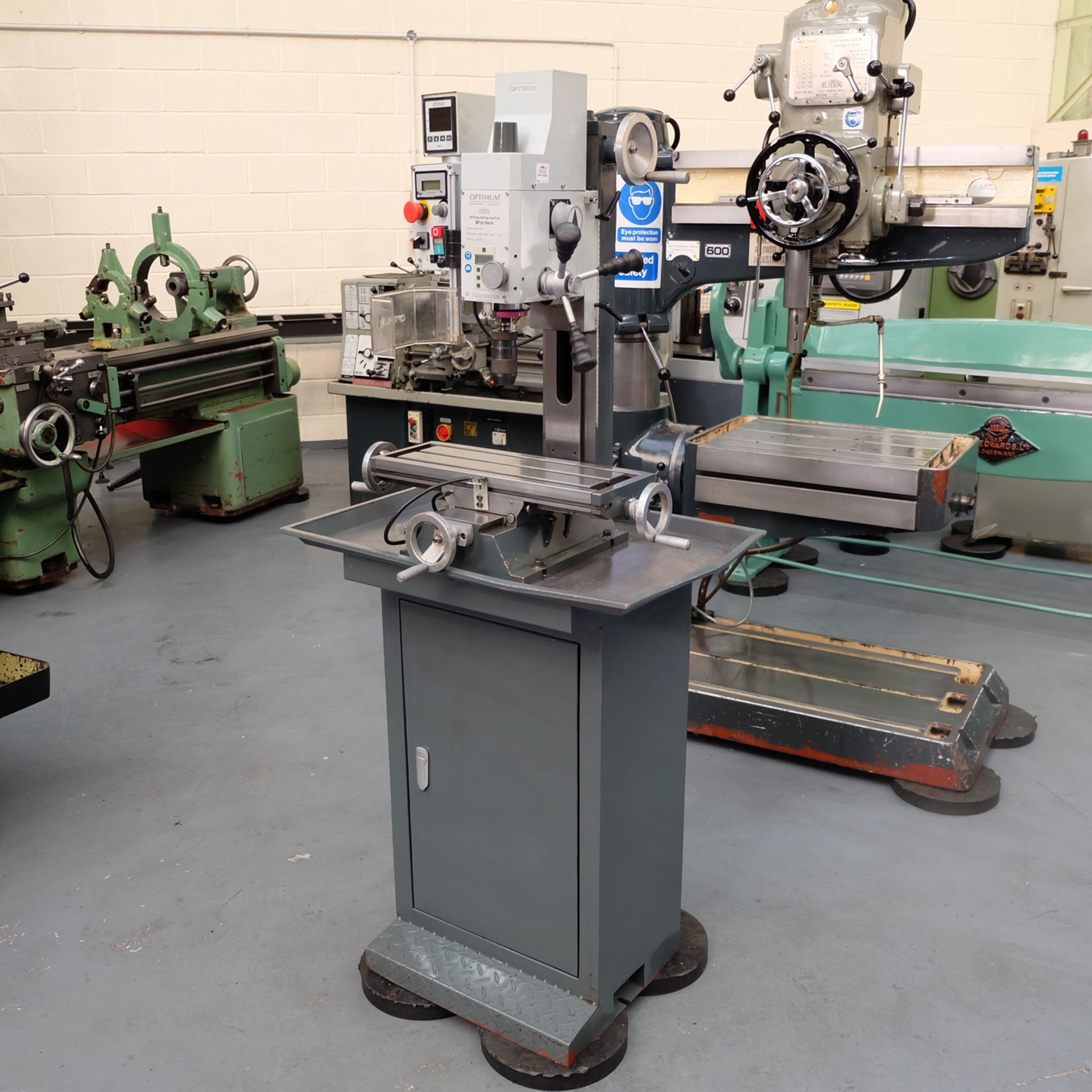 Optimum BF20 Vario Drilling/Milling Machine.