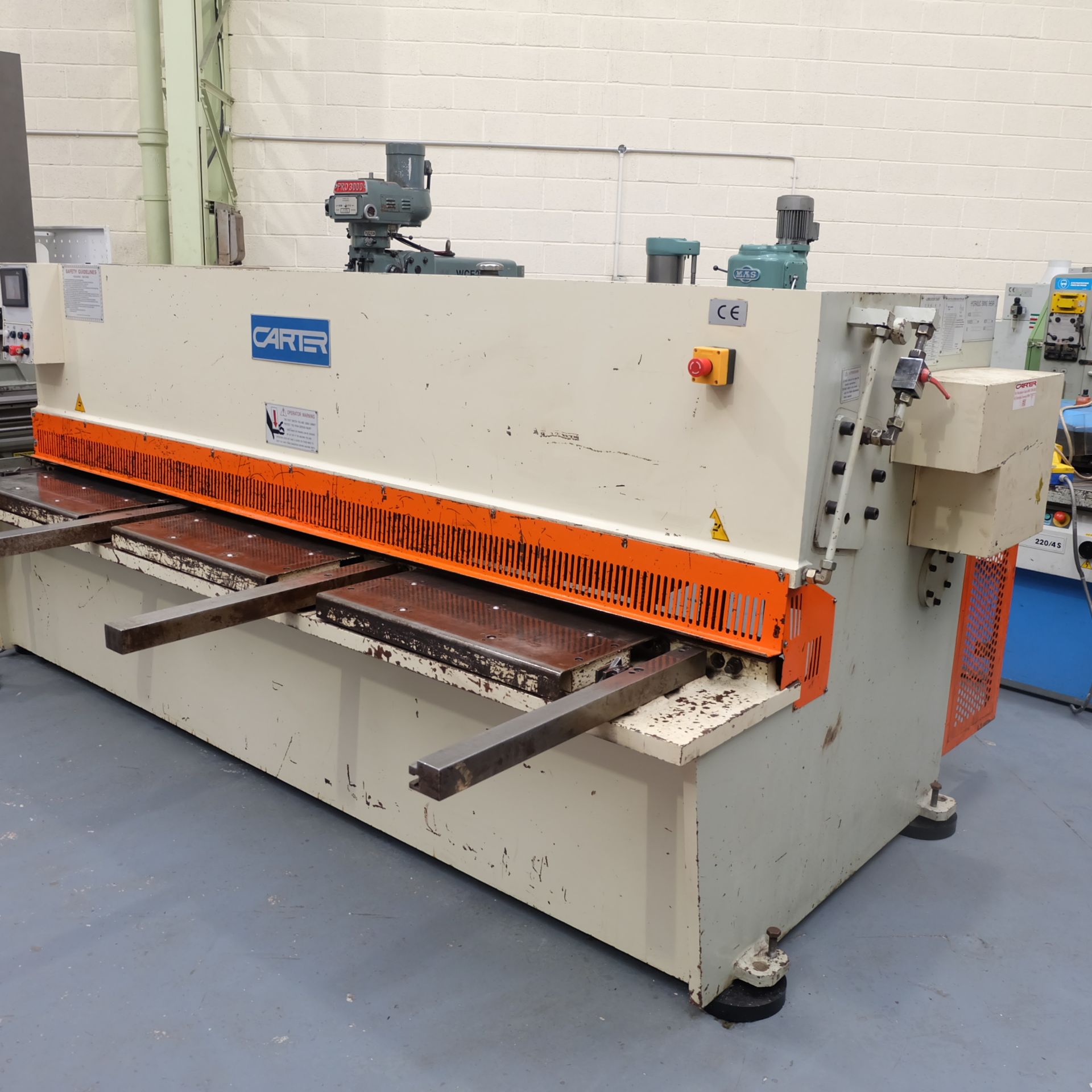 Carter Model QC12K-6x3200: Hydraulic Power Guillotine. - Image 4 of 9