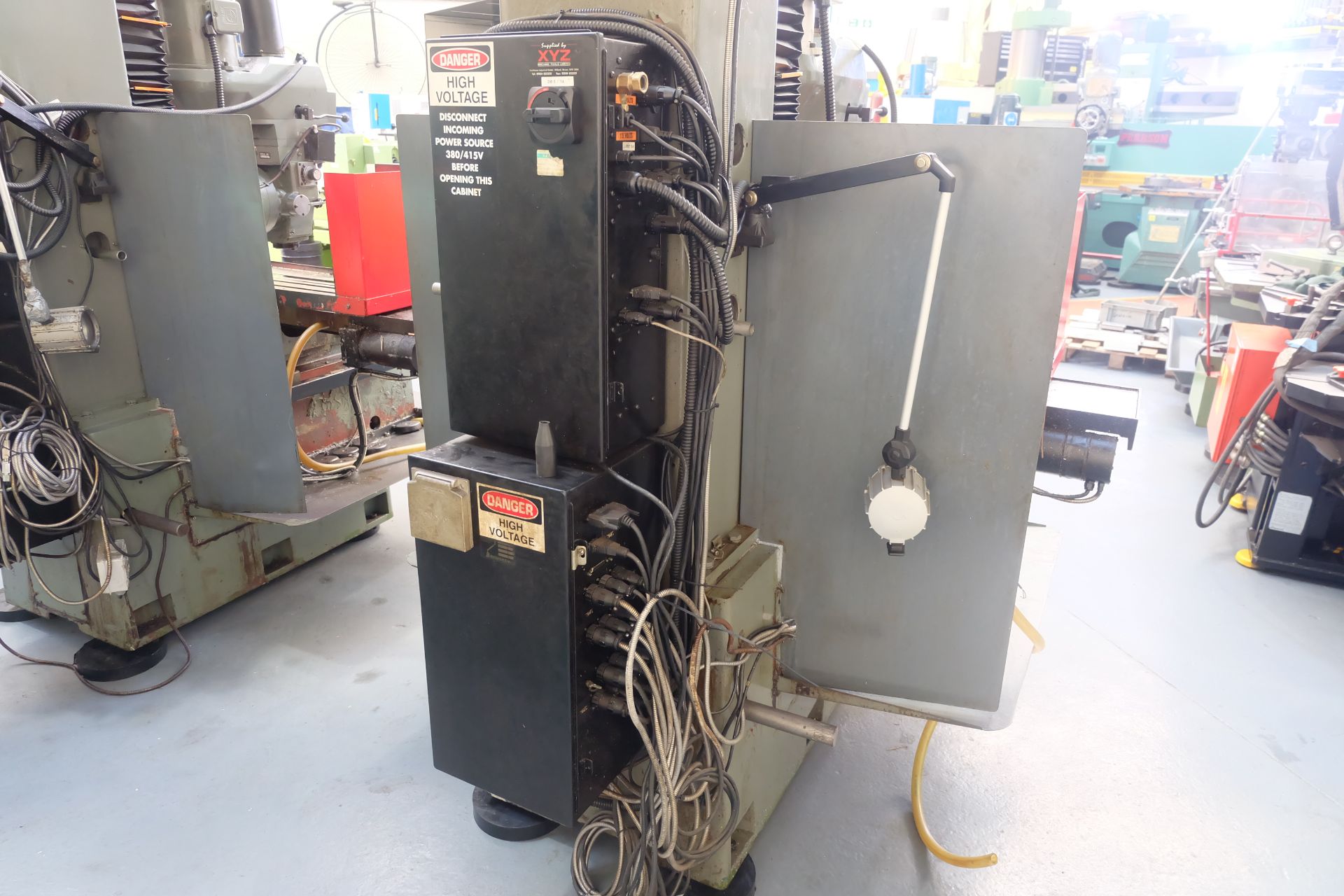 2 x XYZ Type DPM Milling Machines Table 42" x 12 1/2". Prototrak MX3 Control. For Spares or Repair. - Image 8 of 21