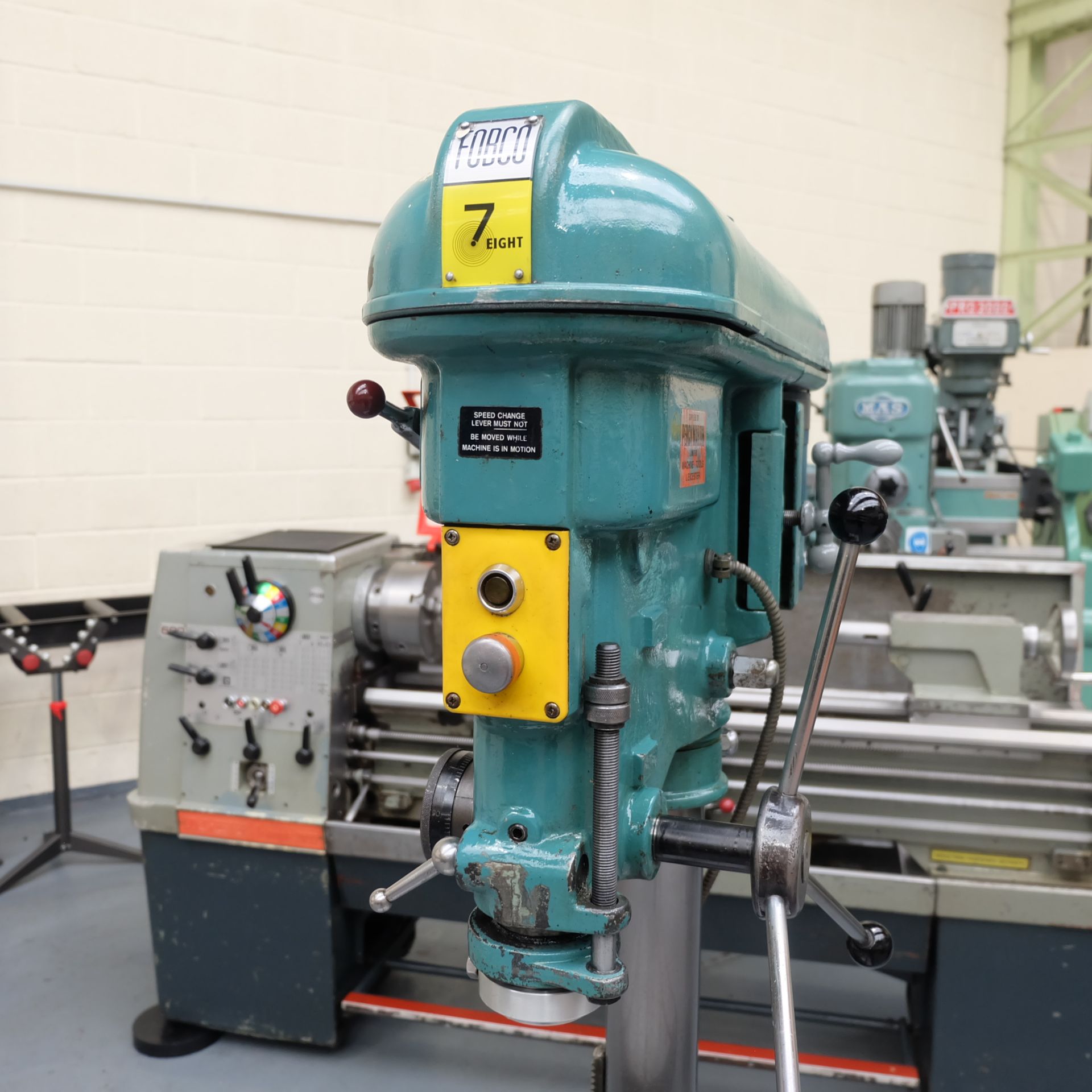 Fobco 7 Eight: Pillar Drill. No.2 MT. Capacity 7/8". Speeds 51-2650rpm. - Image 2 of 7