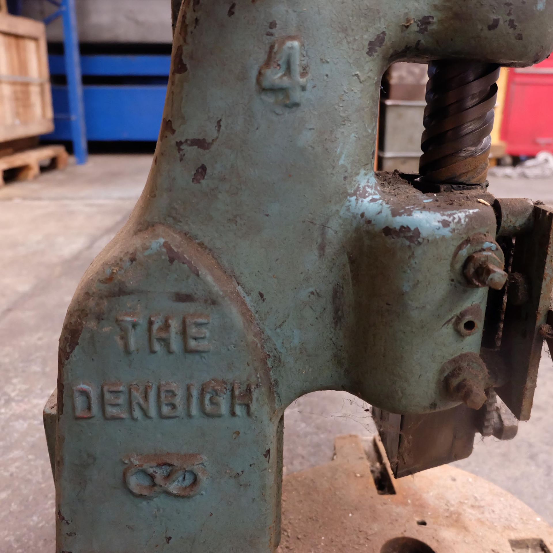 Denbigh No. 4 Fly Press. Throat 4 1/2". Daylight 7". - Image 4 of 4