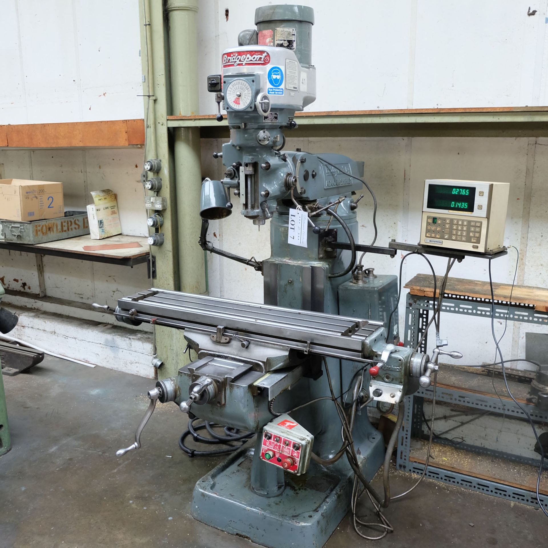 Bridgeport BR2J Variable Speed Head Turret Milling Machine.