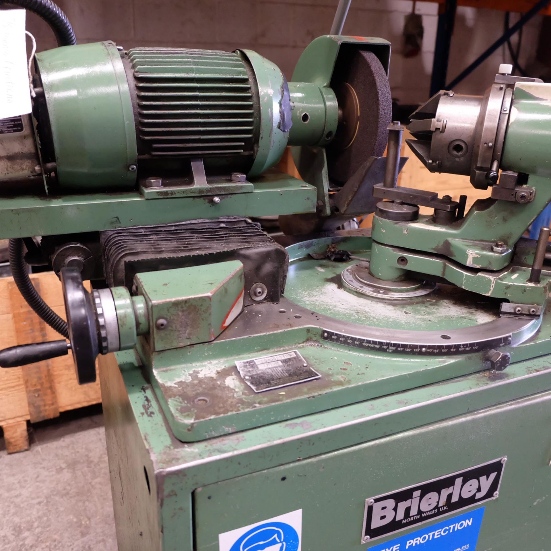 Brierley ZB 25 Cam Type Drill Grinding Machine. Capacity 25mm. With 6 Jaw Chuck and 3 Cams. - Image 5 of 6