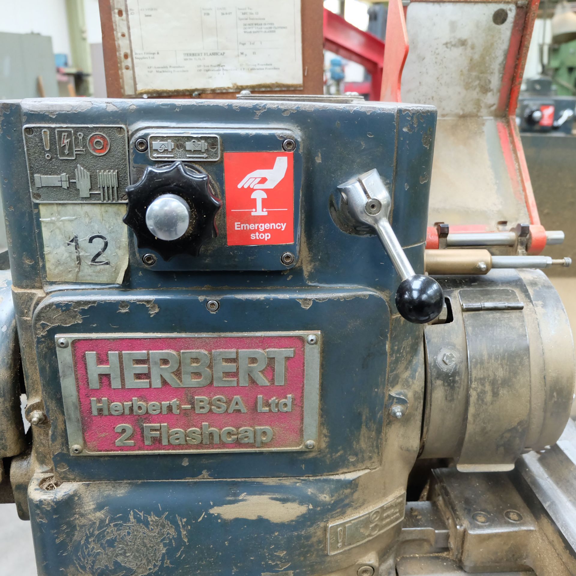 Herbert No.2 Flashcap Capstan Lathe. - Image 5 of 6