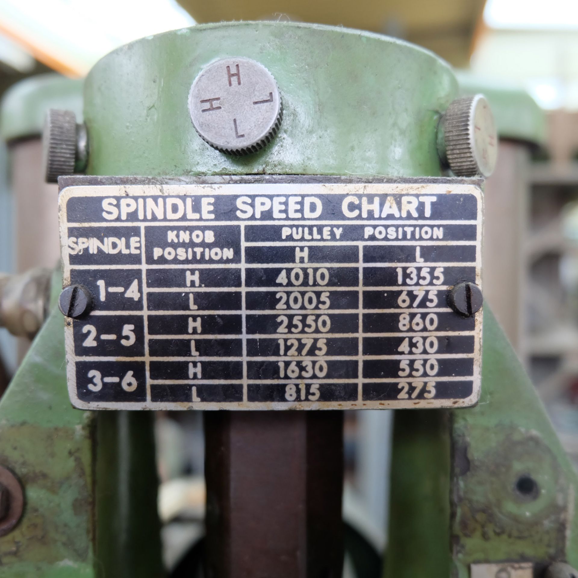 Meca 6 Spindle Indexing Drill on Stand. - Image 4 of 5