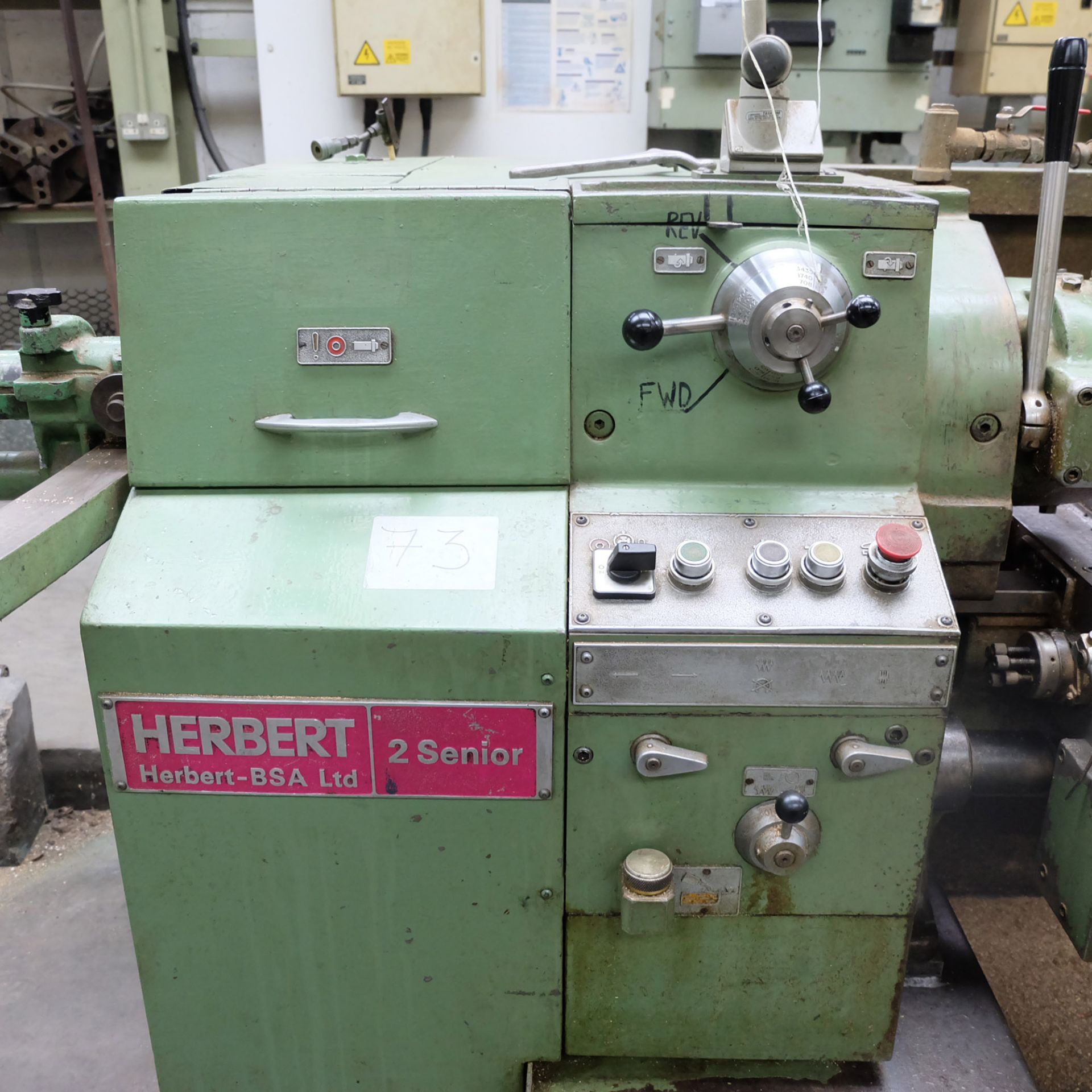 Herbert No.2 Senior Monoslide Lathe. - Image 2 of 6