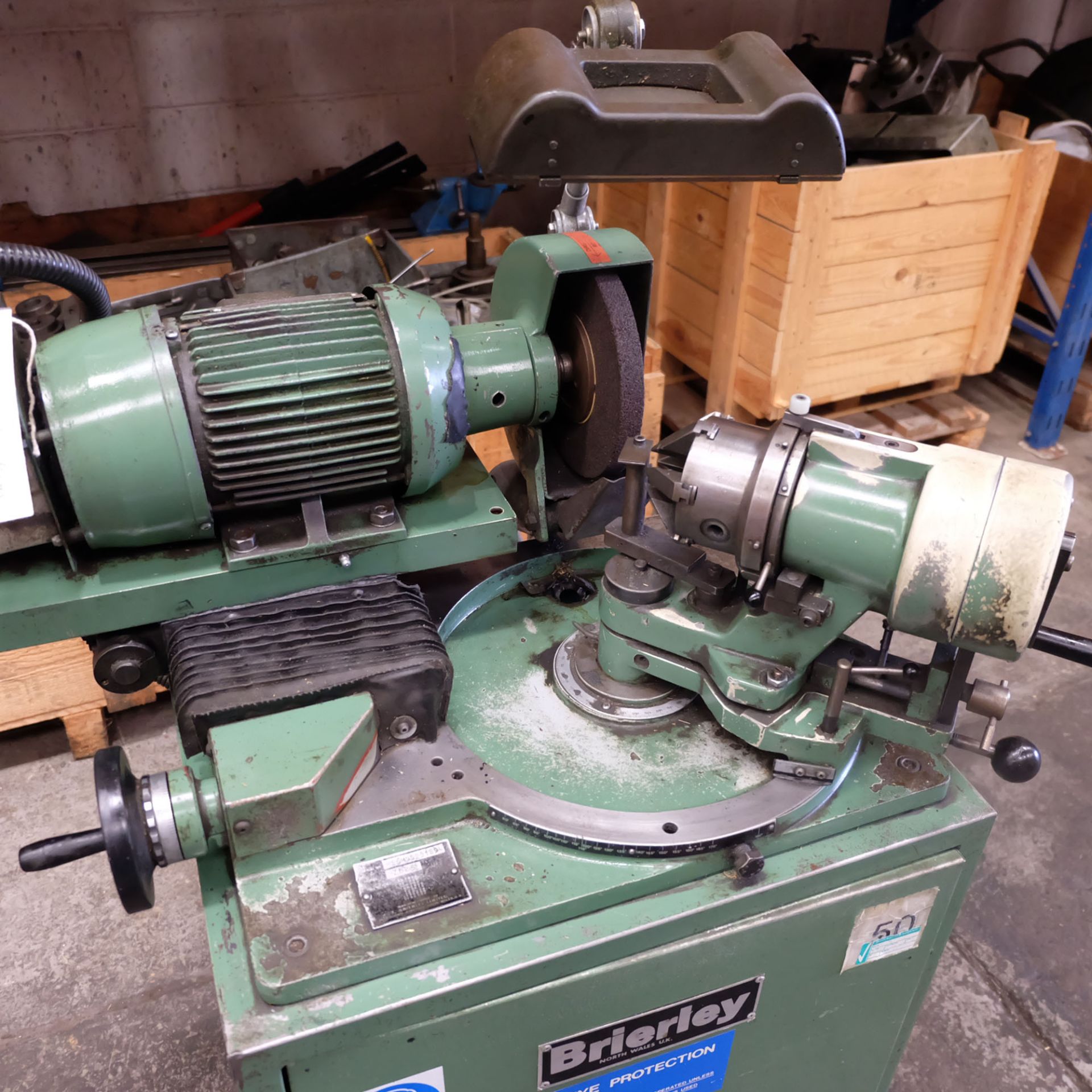 Brierley ZB 25 Cam Type Drill Grinding Machine. Capacity 25mm. With 6 Jaw Chuck and 3 Cams. - Image 2 of 6