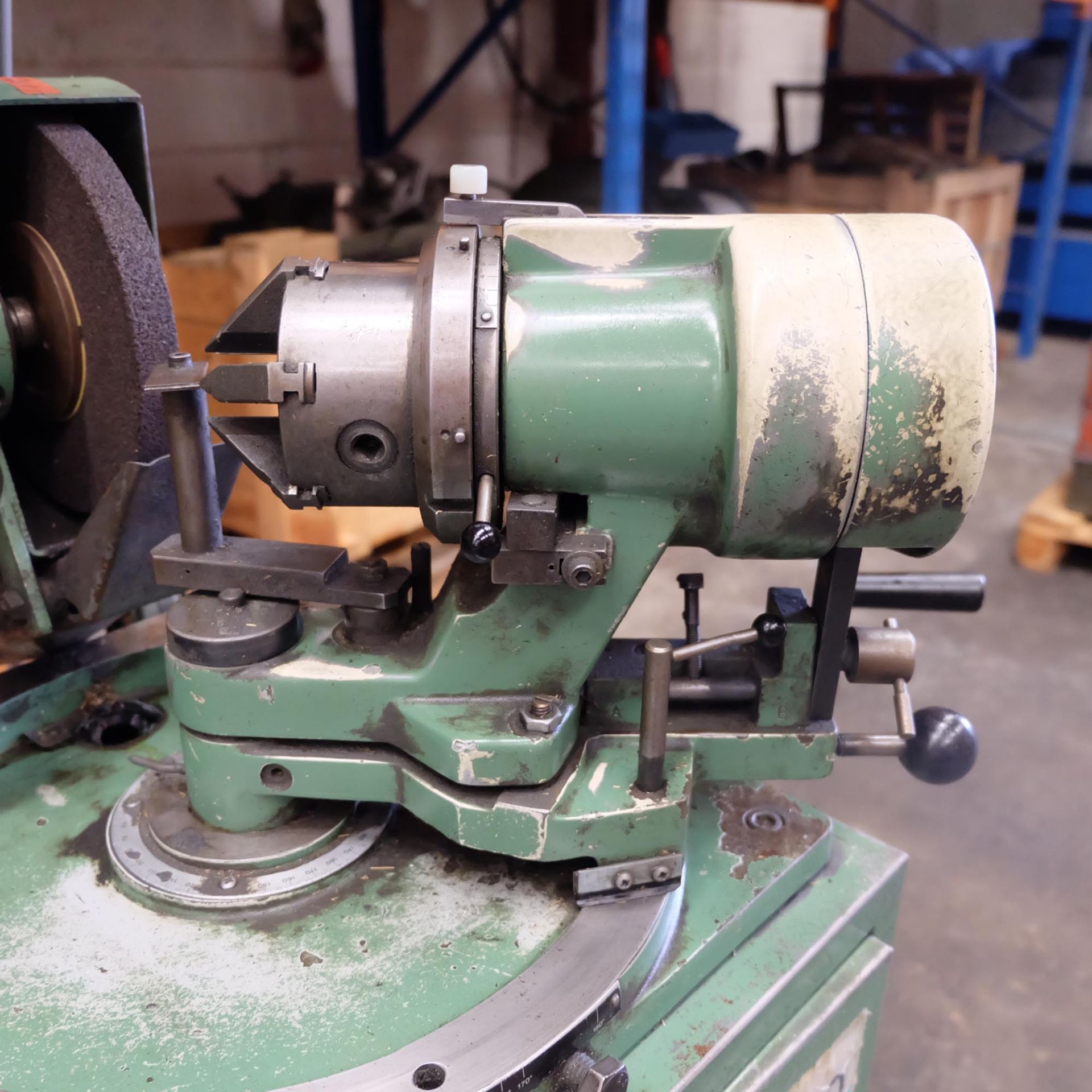 Brierley ZB 25 Cam Type Drill Grinding Machine. Capacity 25mm. With 6 Jaw Chuck and 3 Cams. - Image 3 of 6