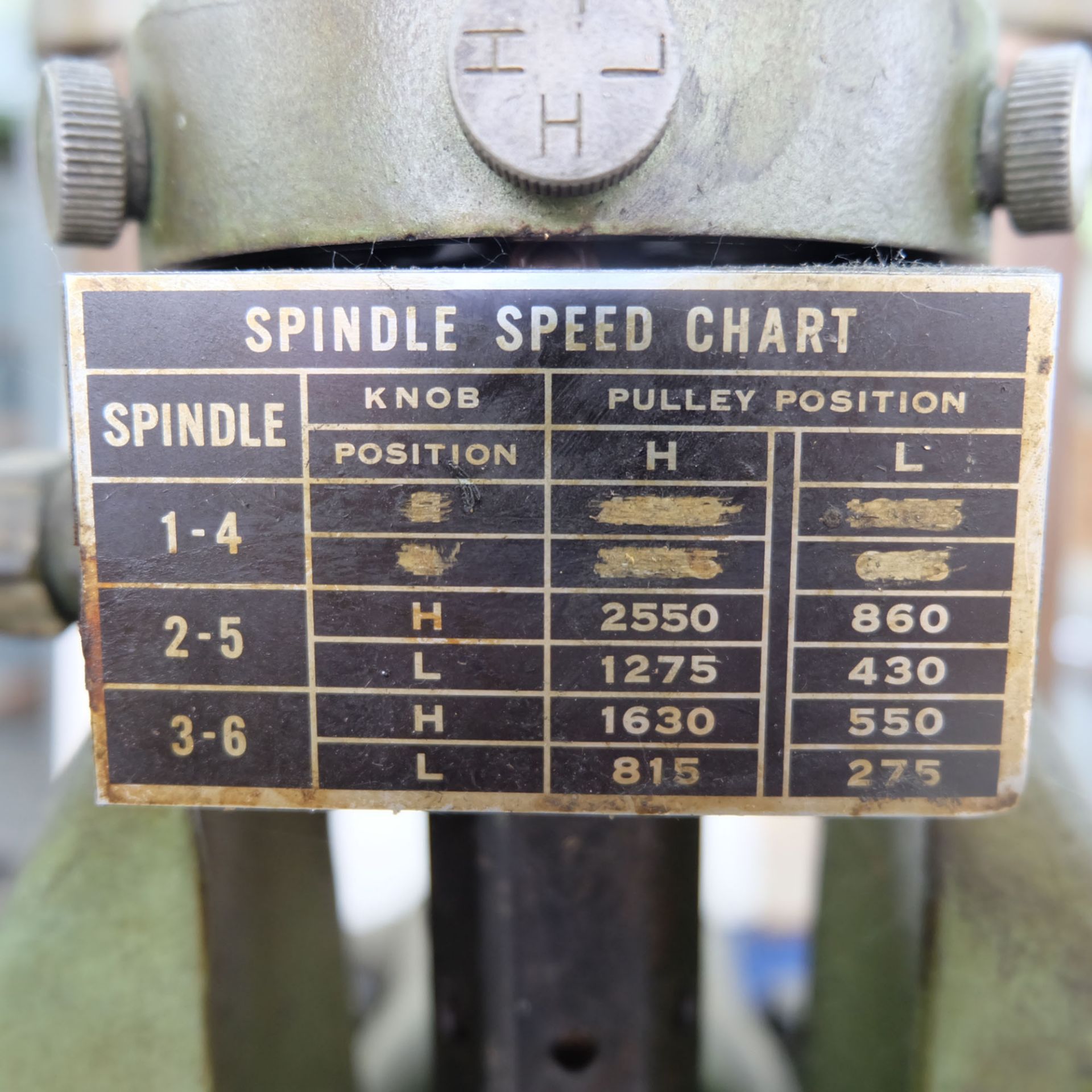 Burgmaster 6 Spindle Indexing Drill on Stand. - Image 4 of 4