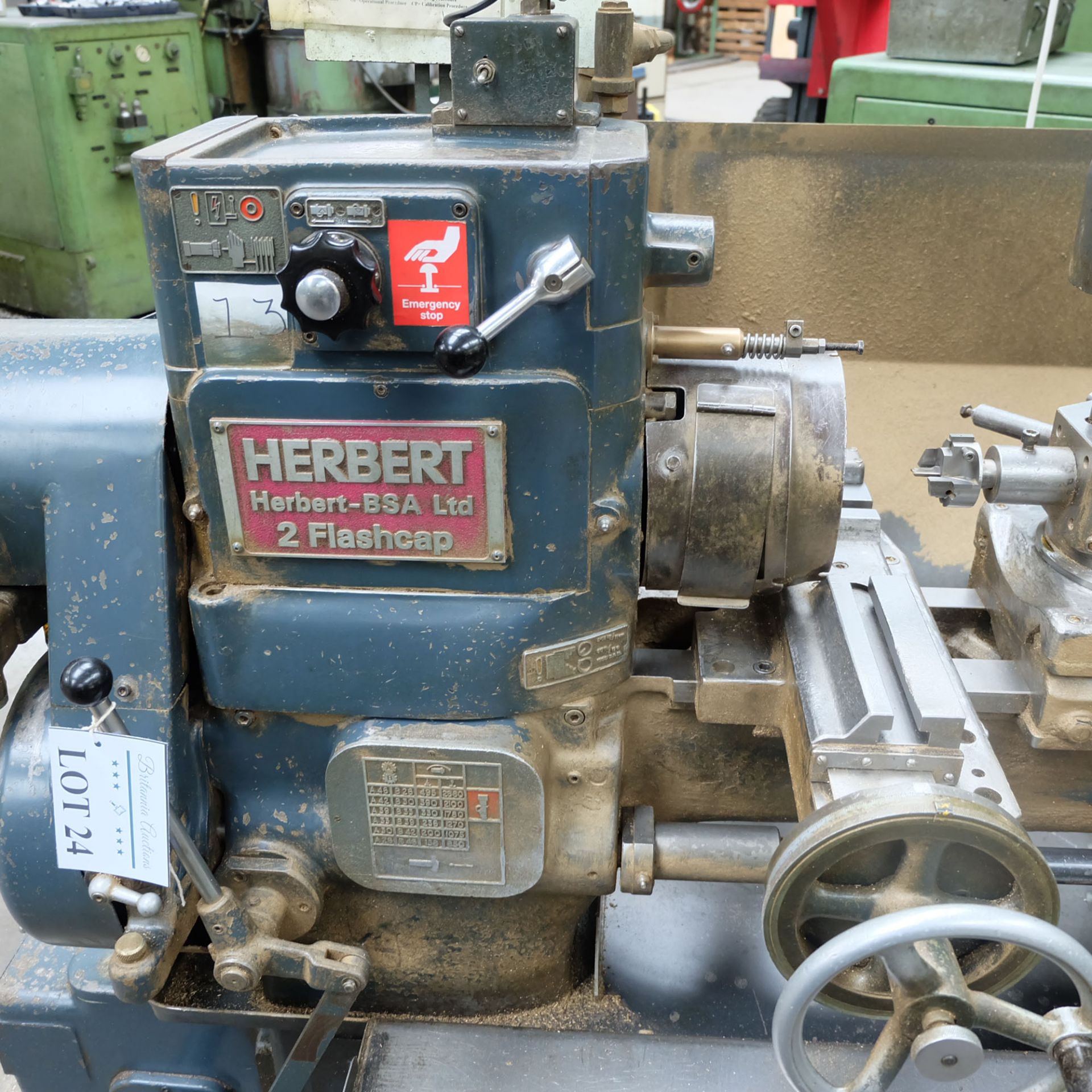 Herbert No.2 Flashcap Capstan Lathe. - Image 3 of 6