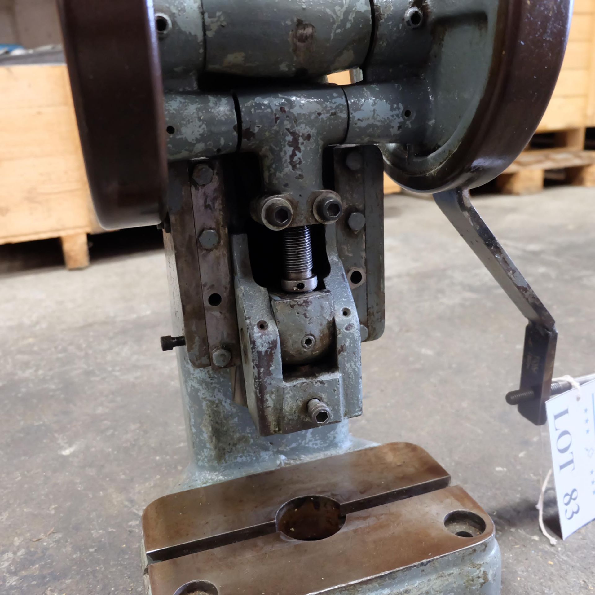 Smart & Brown H5 Toggle Press 3 1/2" Throat, 5 1/4" Daylight. Adjustable Stroke Tee Slotted Table - Image 3 of 4