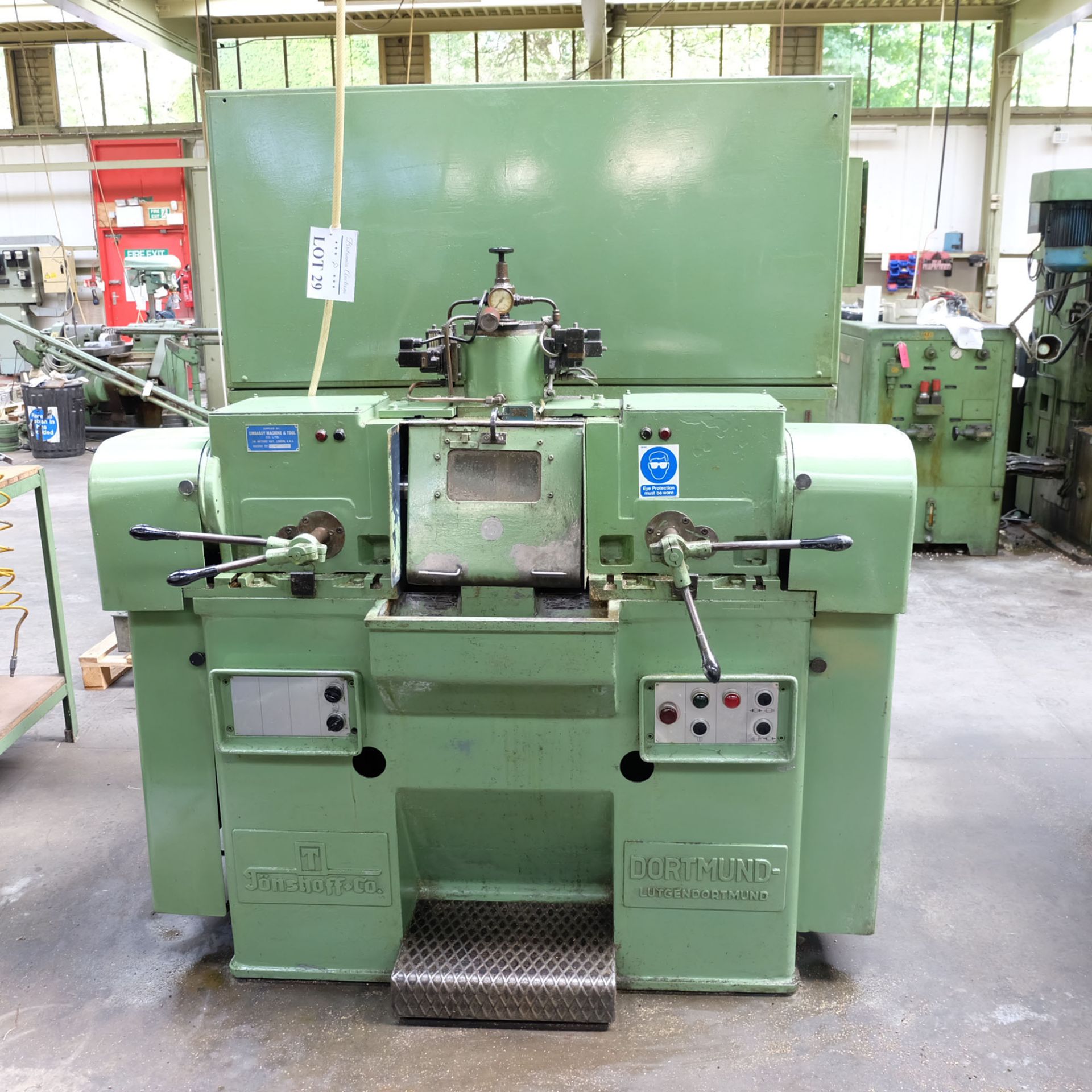 Jonshoff Model VH 111. Four Spindle Semi-Automatic Turning and Drilling Machine.