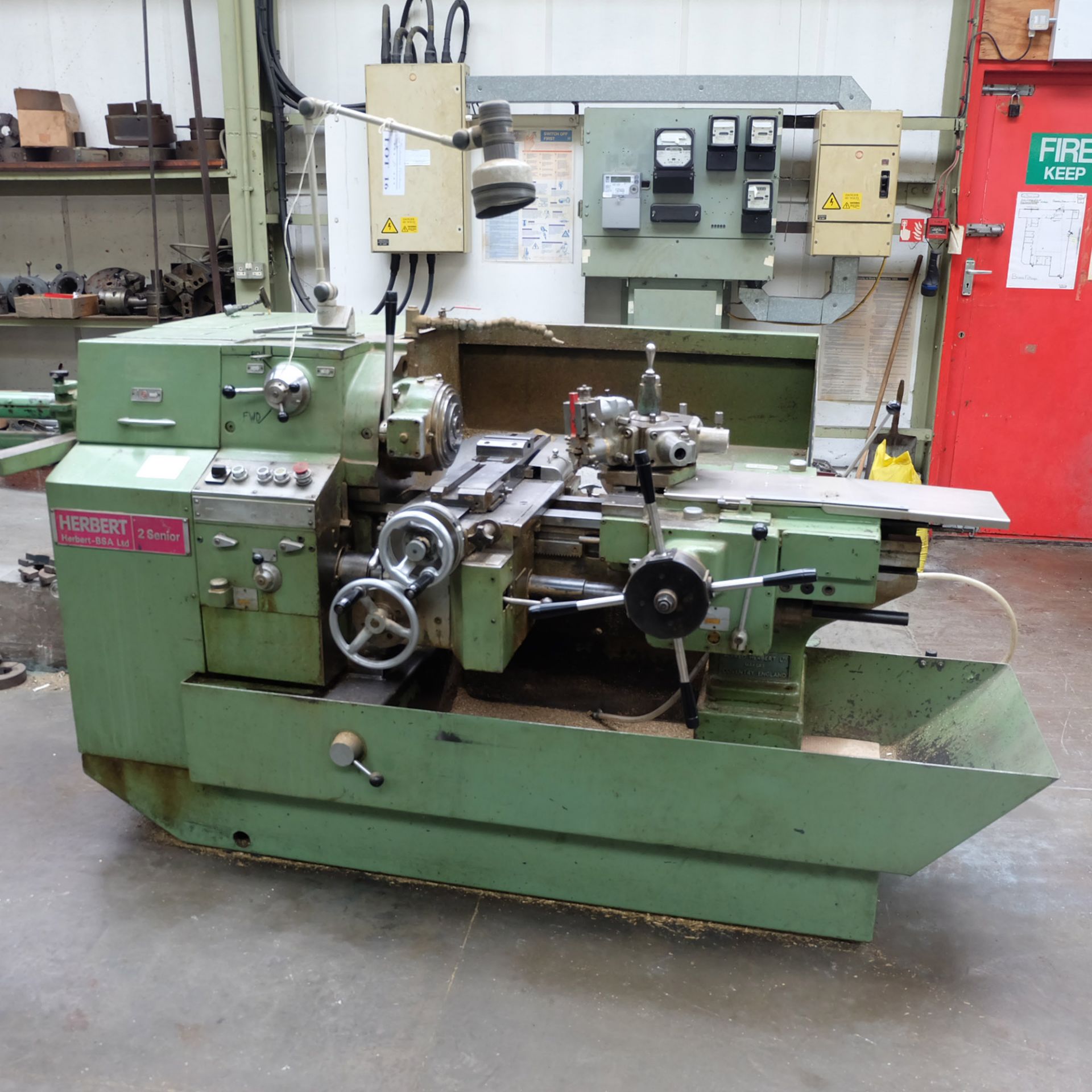 Herbert No.2 Senior Monoslide Lathe.