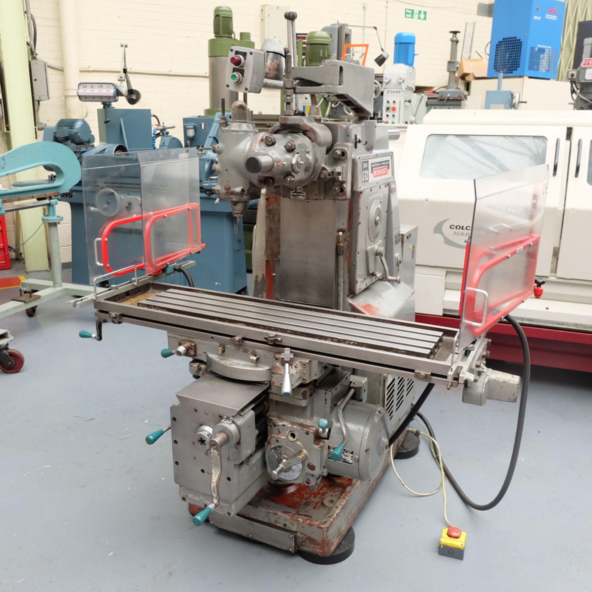 Kearney & Trecker Type 205 C-12 Universal Milling Machine. Table 52" x 12".