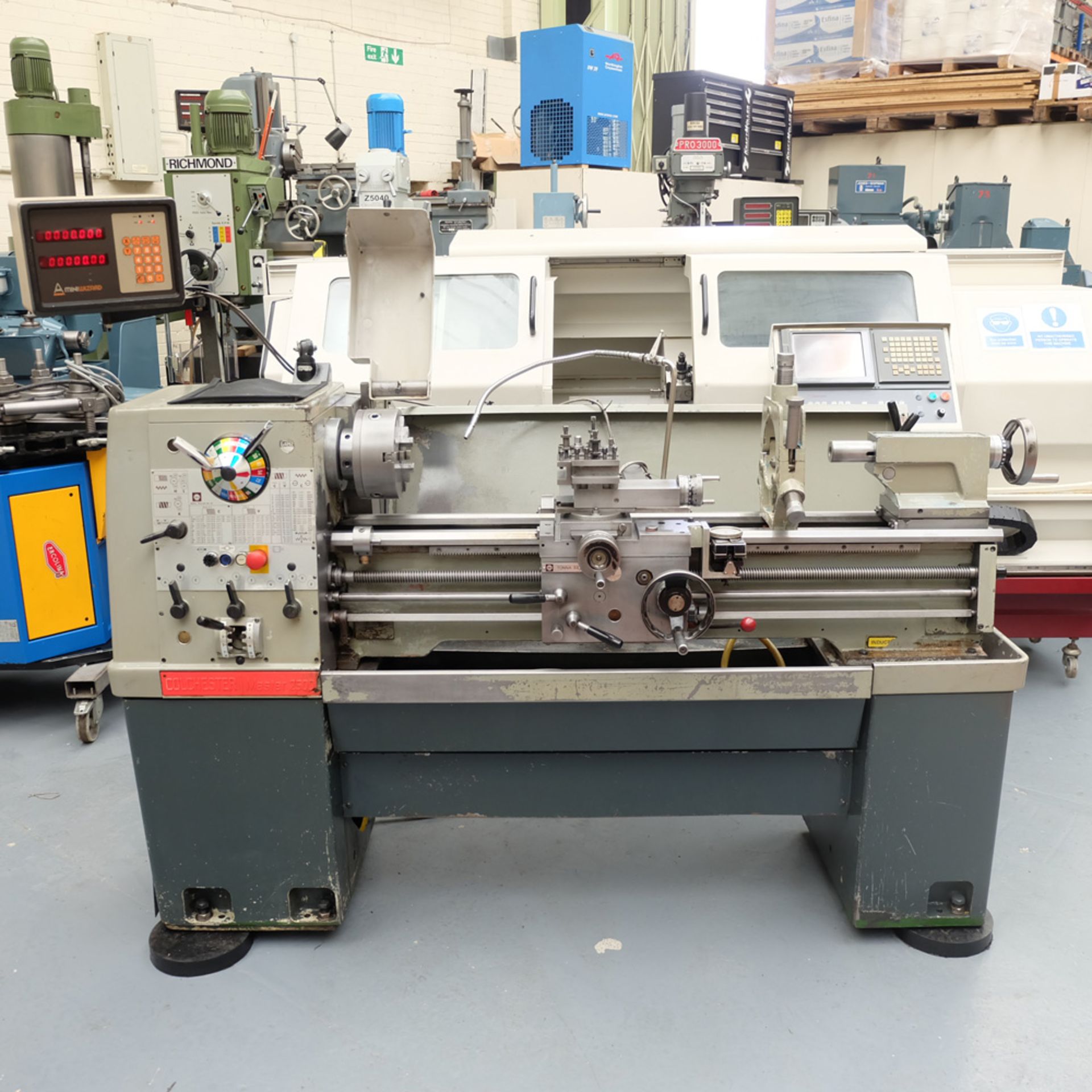 Colchester Master 2500 Straight Bed Centre Lathe.