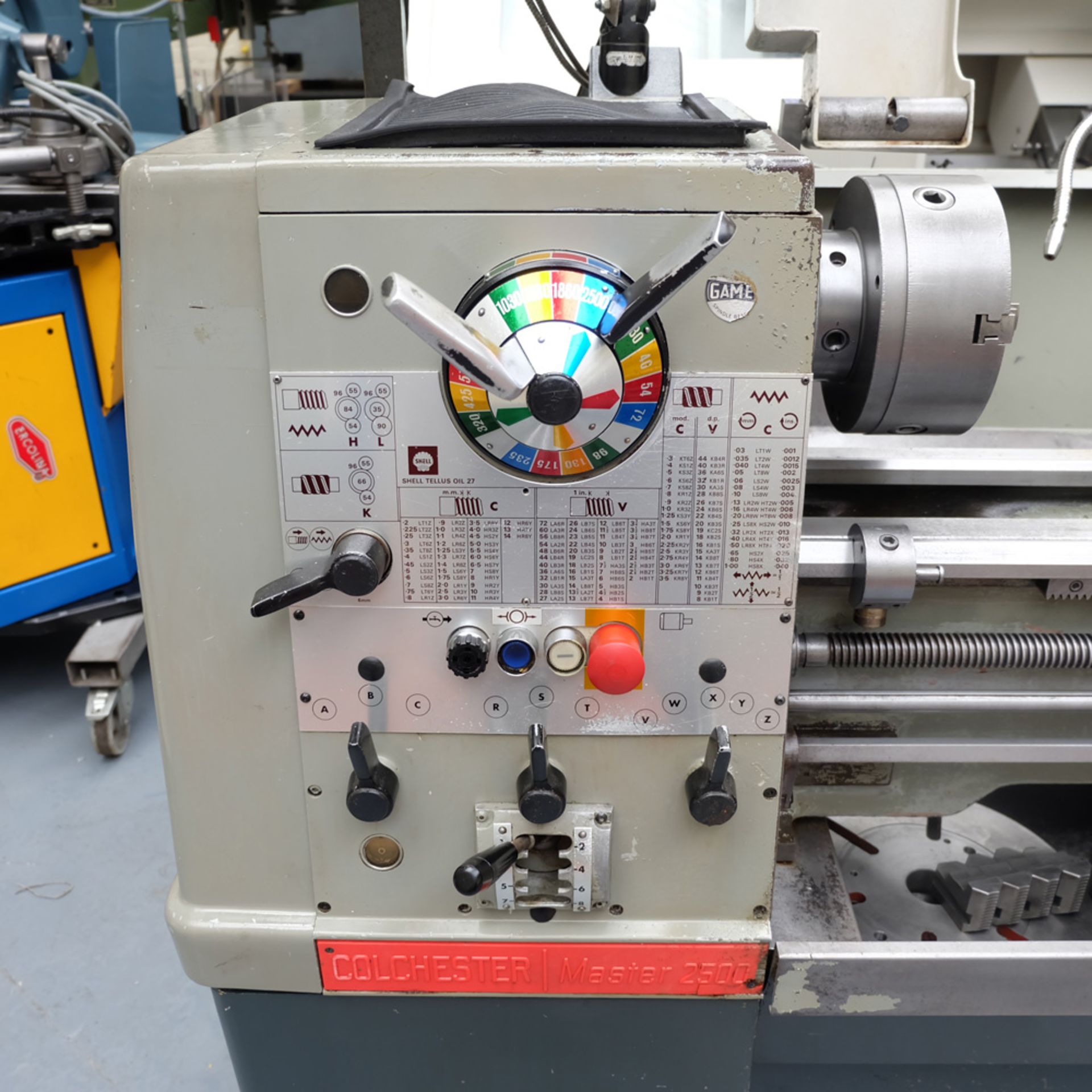 Colchester Master 2500 Straight Bed Centre Lathe. - Image 2 of 13