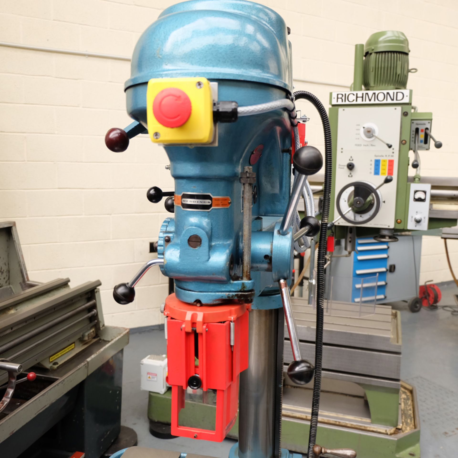 Meddings Type A10 Articulated Arm Drilling Machine. Table Size 24" x 24". - Image 4 of 8