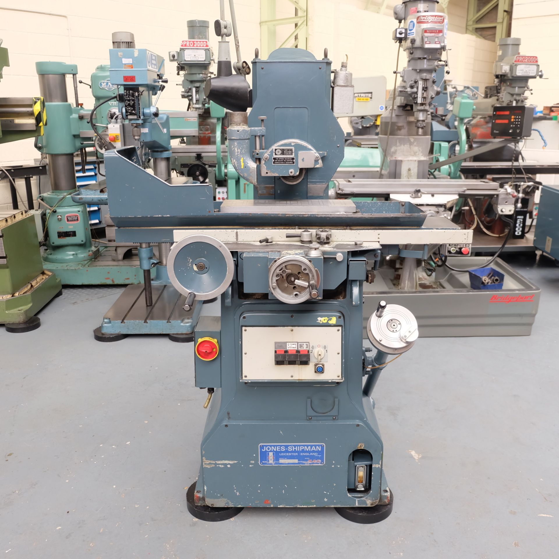 Jones & Shipman 540 Surface Grinder. Capacity 18" x 6". Imperial Dials. - Image 2 of 8