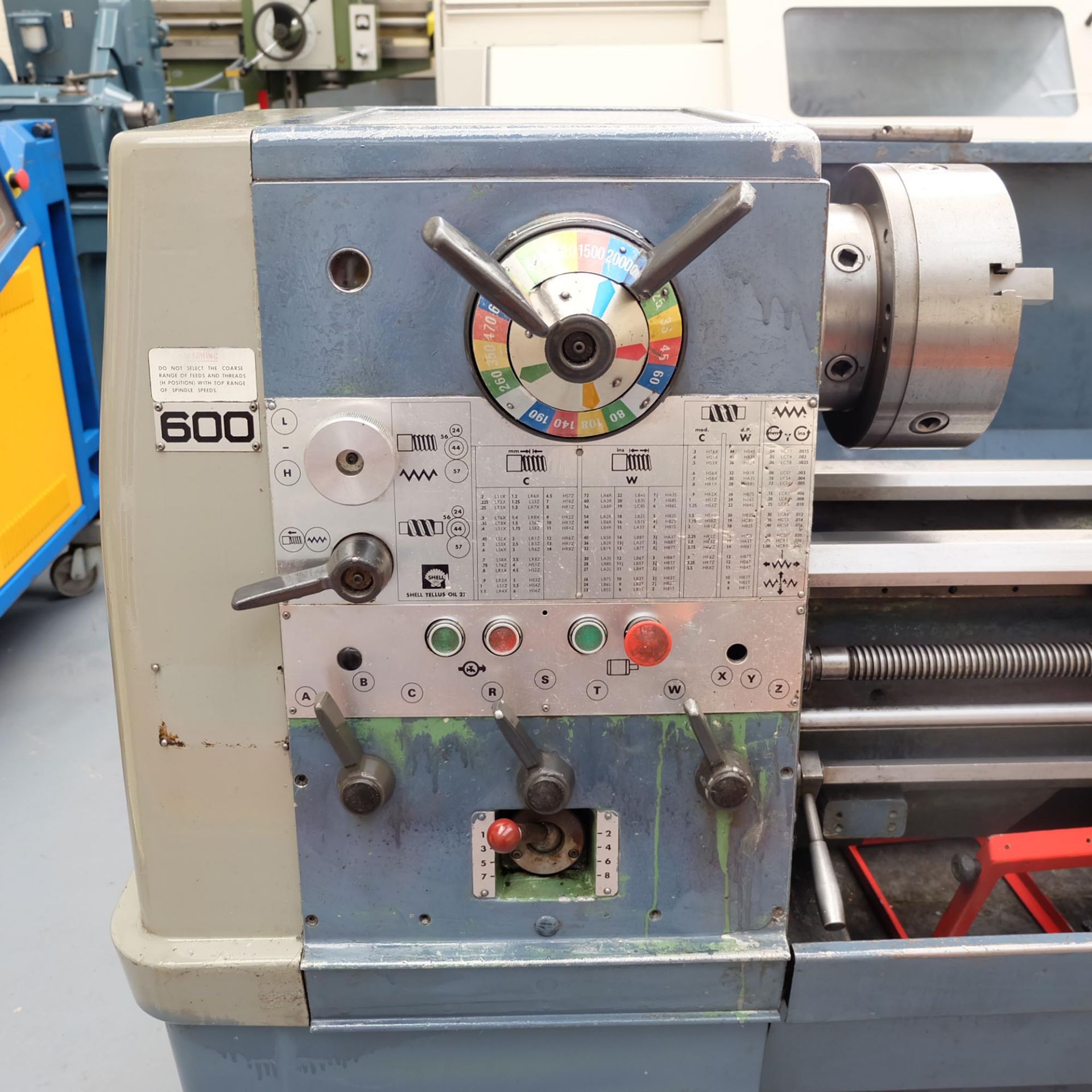 Colchester Triumph 2000 Gap Straight Bed Centre Lathe. - Image 4 of 14