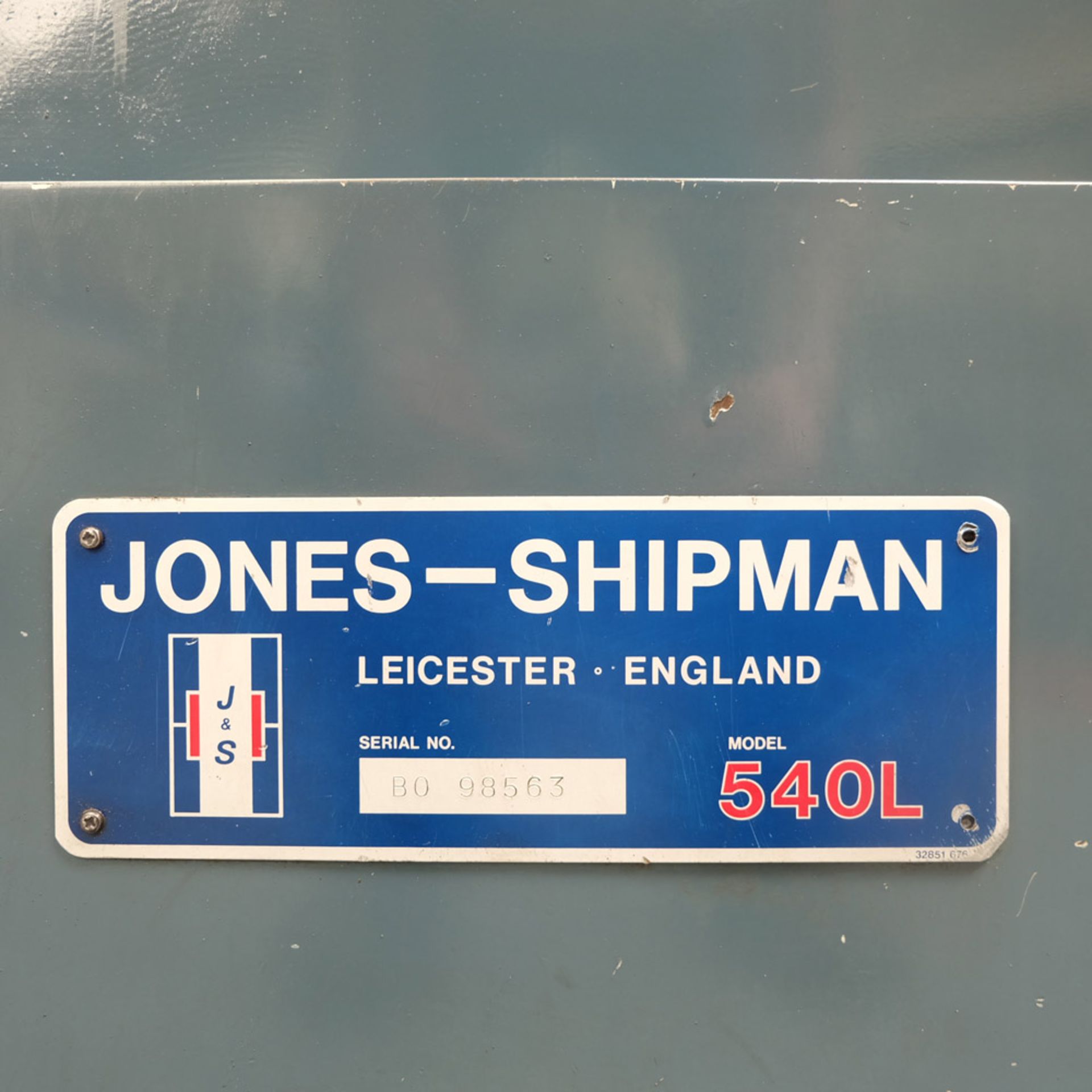Jones & Shipman 540L Tool Room Surface Grinder. Capacity 18" x 6". - Image 6 of 6
