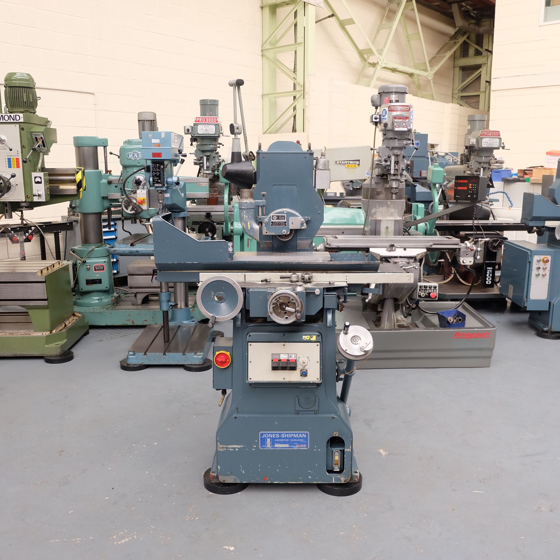 Jones & Shipman 540 Surface Grinder. Capacity 18" x 6". Imperial Dials.