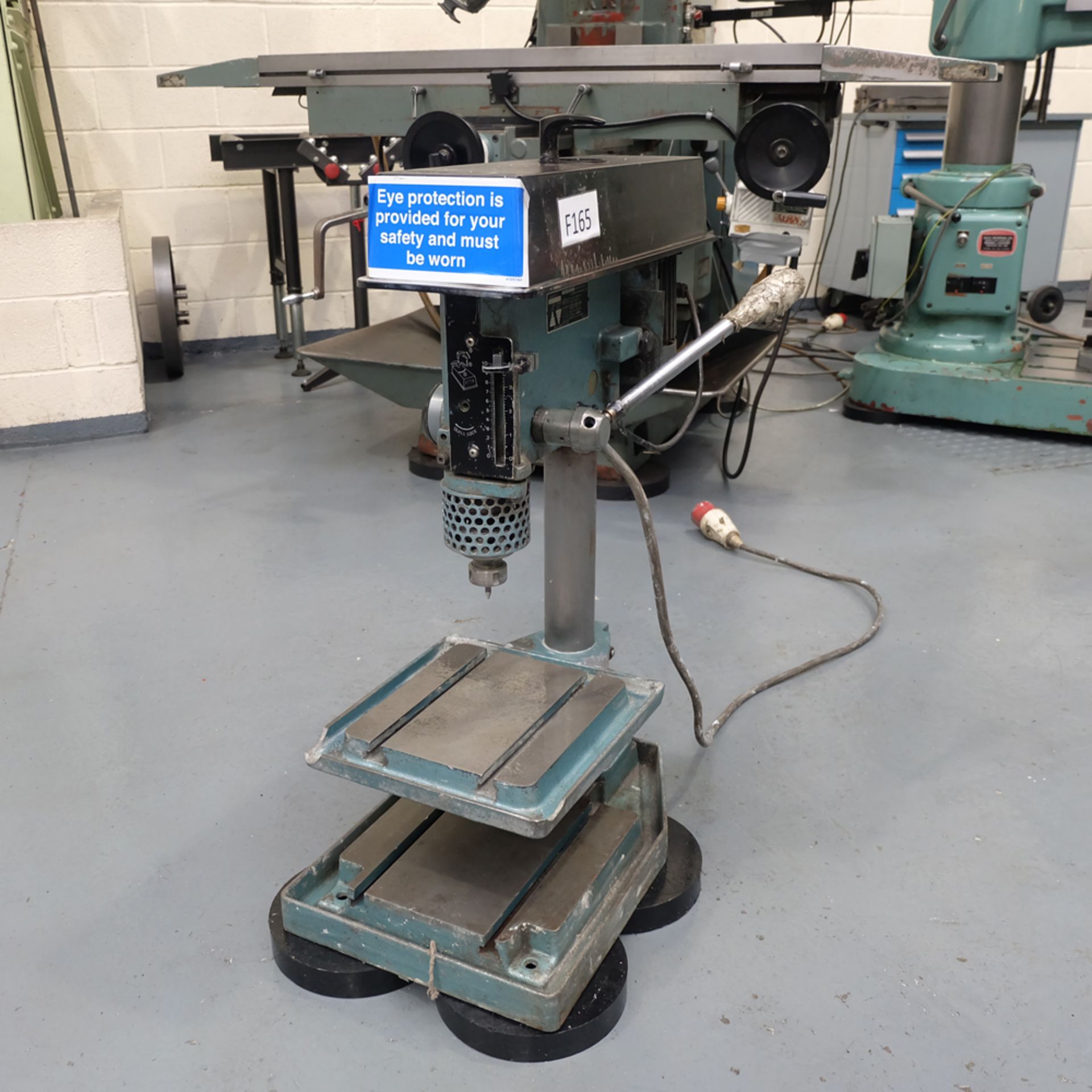 Meddings LF2 Bench Drill. 5 x Spindle Speeds 500 - 4000rpm. Table Size 10" x 11". Motor 3 Phase. - Image 2 of 5