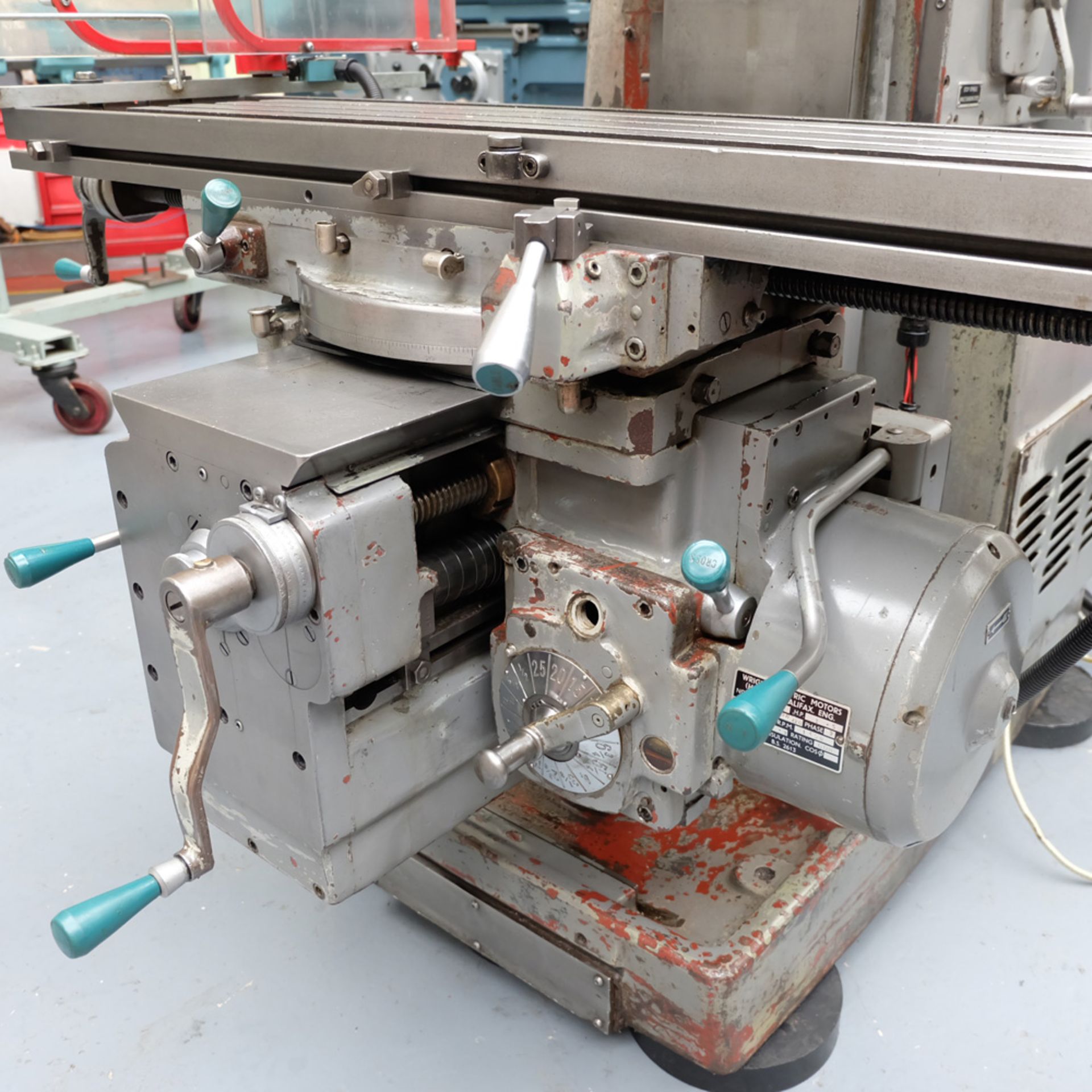 Kearney & Trecker Type 205 C-12 Universal Milling Machine. Table 52" x 12". - Image 9 of 13