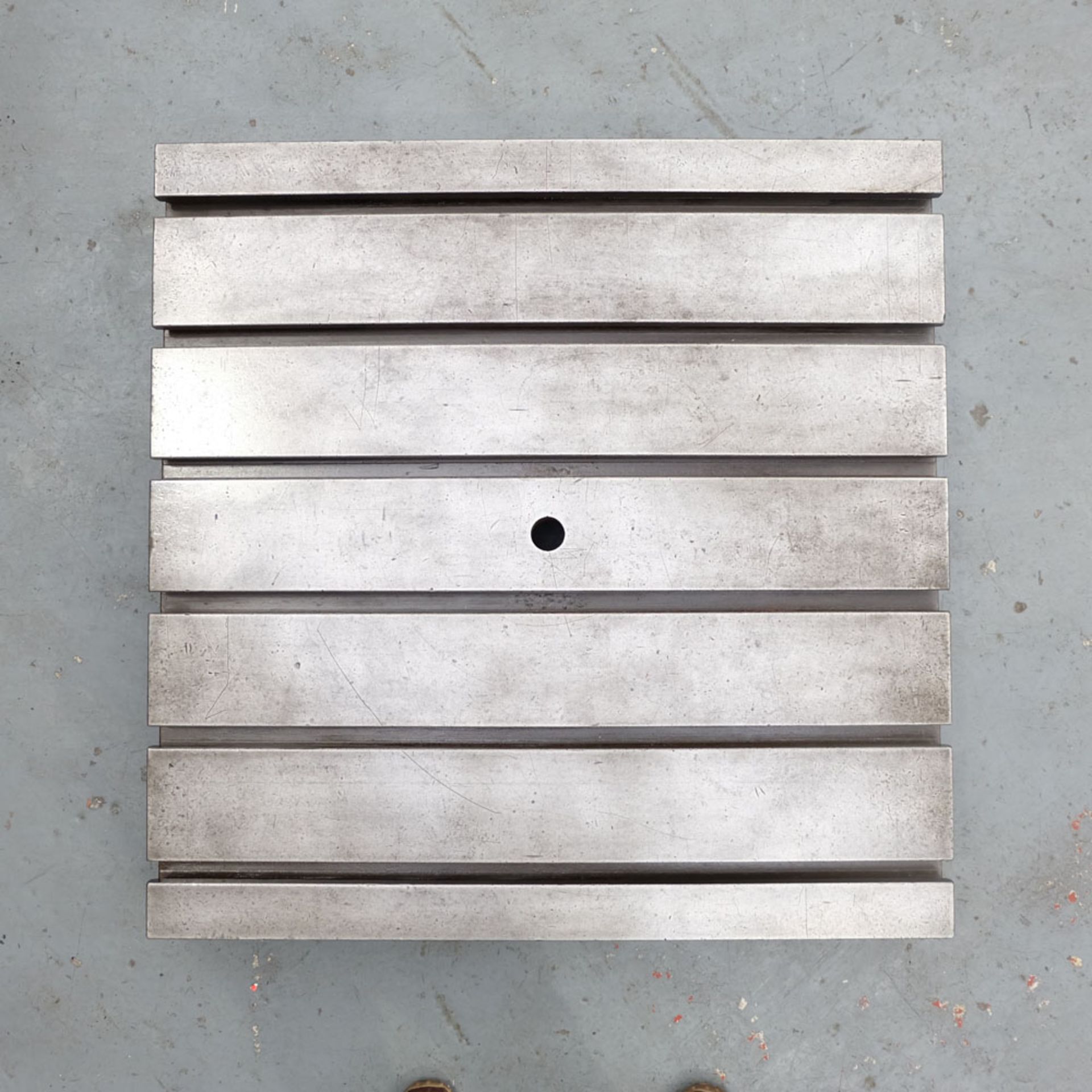 Tee Slotted Cast Iron Plate. 36" x .3" x 5" Thick. 6 Slots. - Image 3 of 4