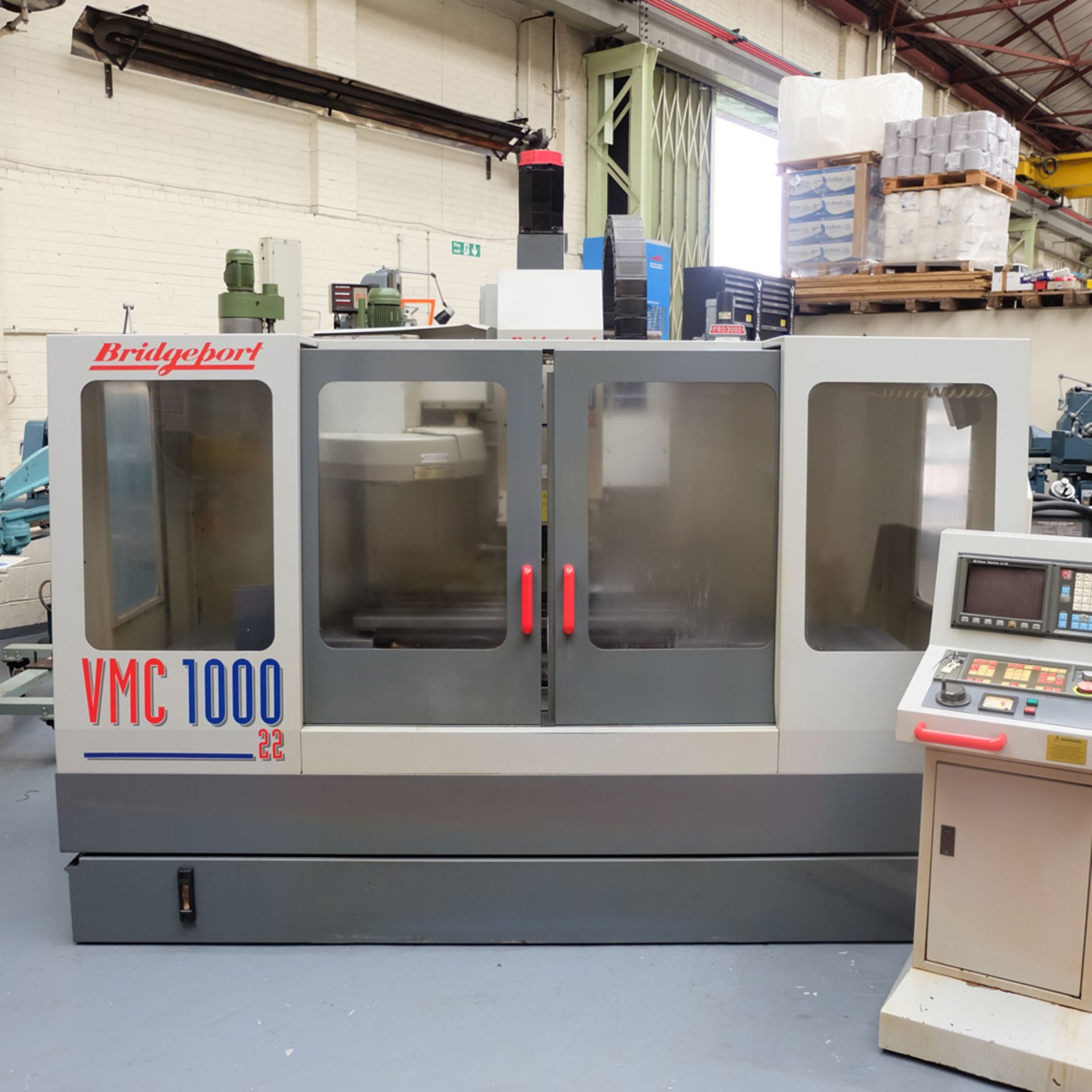 Bridgeport VMC 1000/22 Vertical Milling Machine. Table Size 1150mm x 490mm. - Image 2 of 12