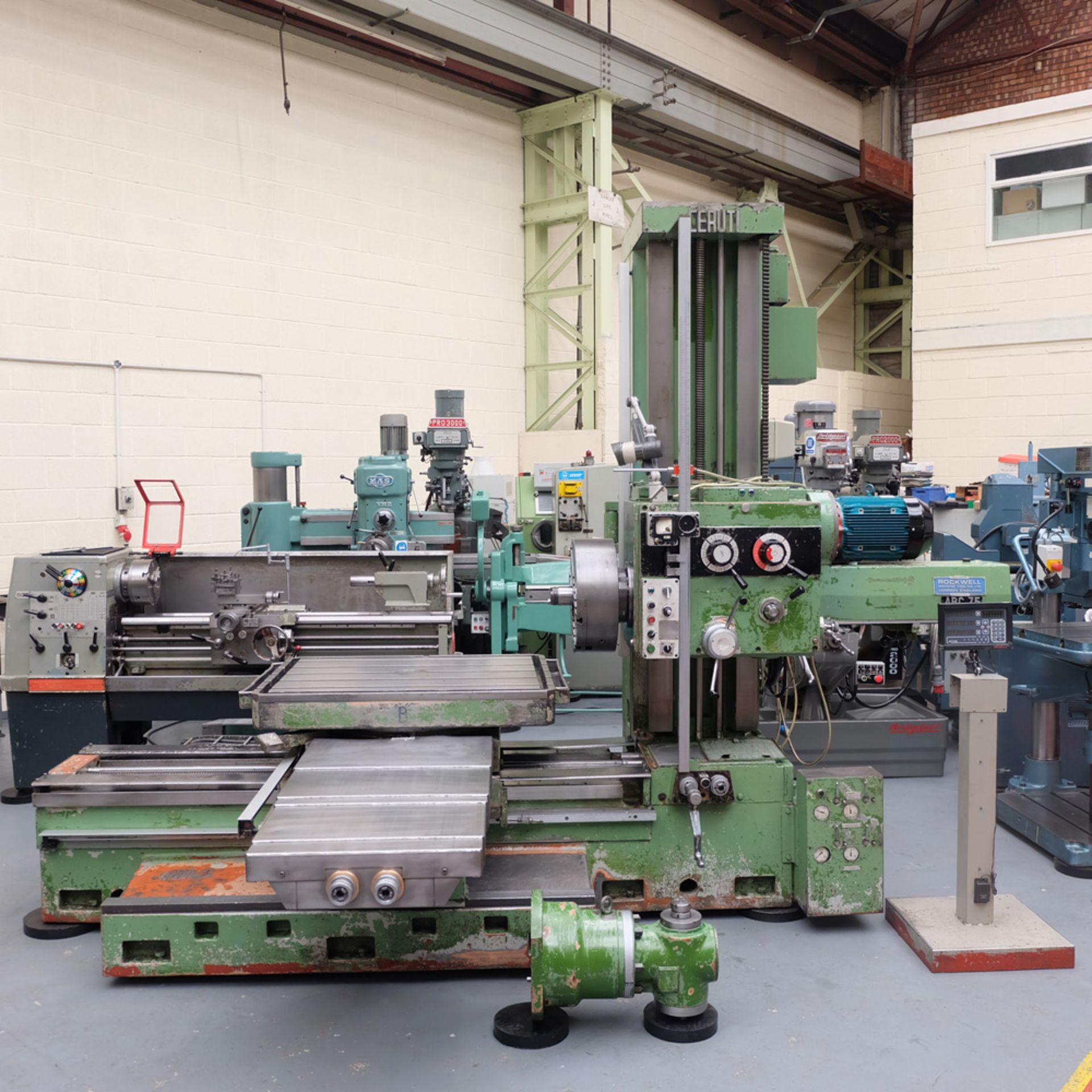 Ceruti Type ABC 75 Wide Bed Horizontal Boring, Milling & Facing Machine. - Image 2 of 17