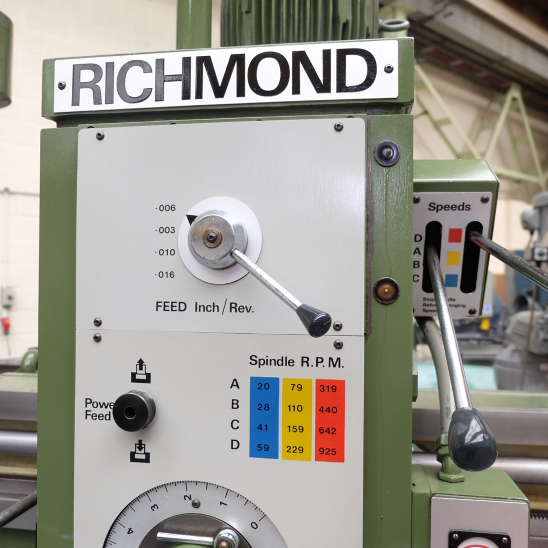 Richmond Envoy 48" Radial Arm Drilling Machine. Radius 48". Spindle Taper 4 Morse. - Image 2 of 10