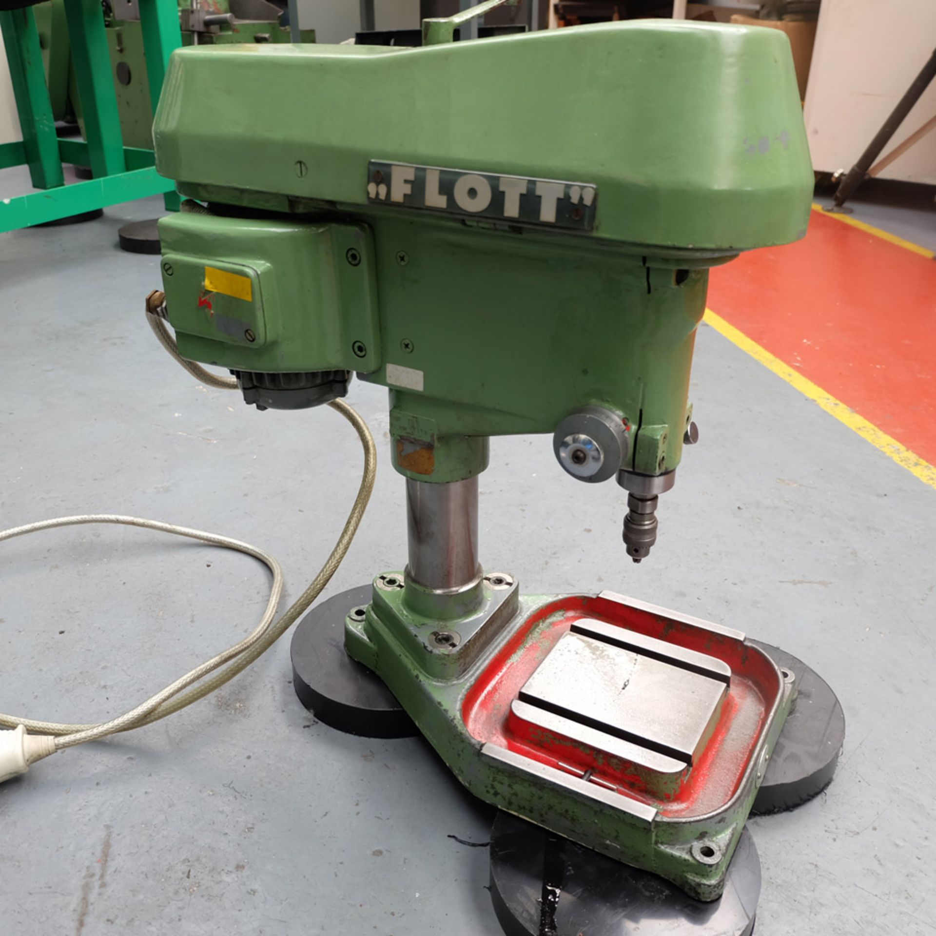 Flott Type TB6 High Speed Bench Drill. Throat 6 1/2". Tee Slotted Base 6 3/4" Square. - Image 4 of 4
