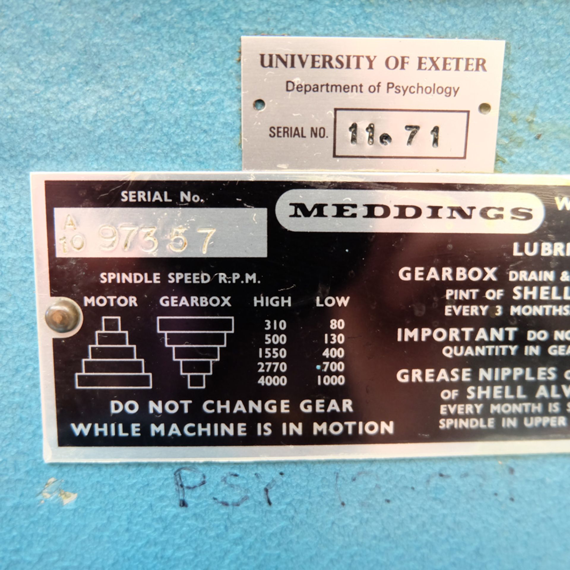 Meddings Type A10 Articulated Arm Drilling Machine. Table Size 24" x 24". - Image 7 of 8