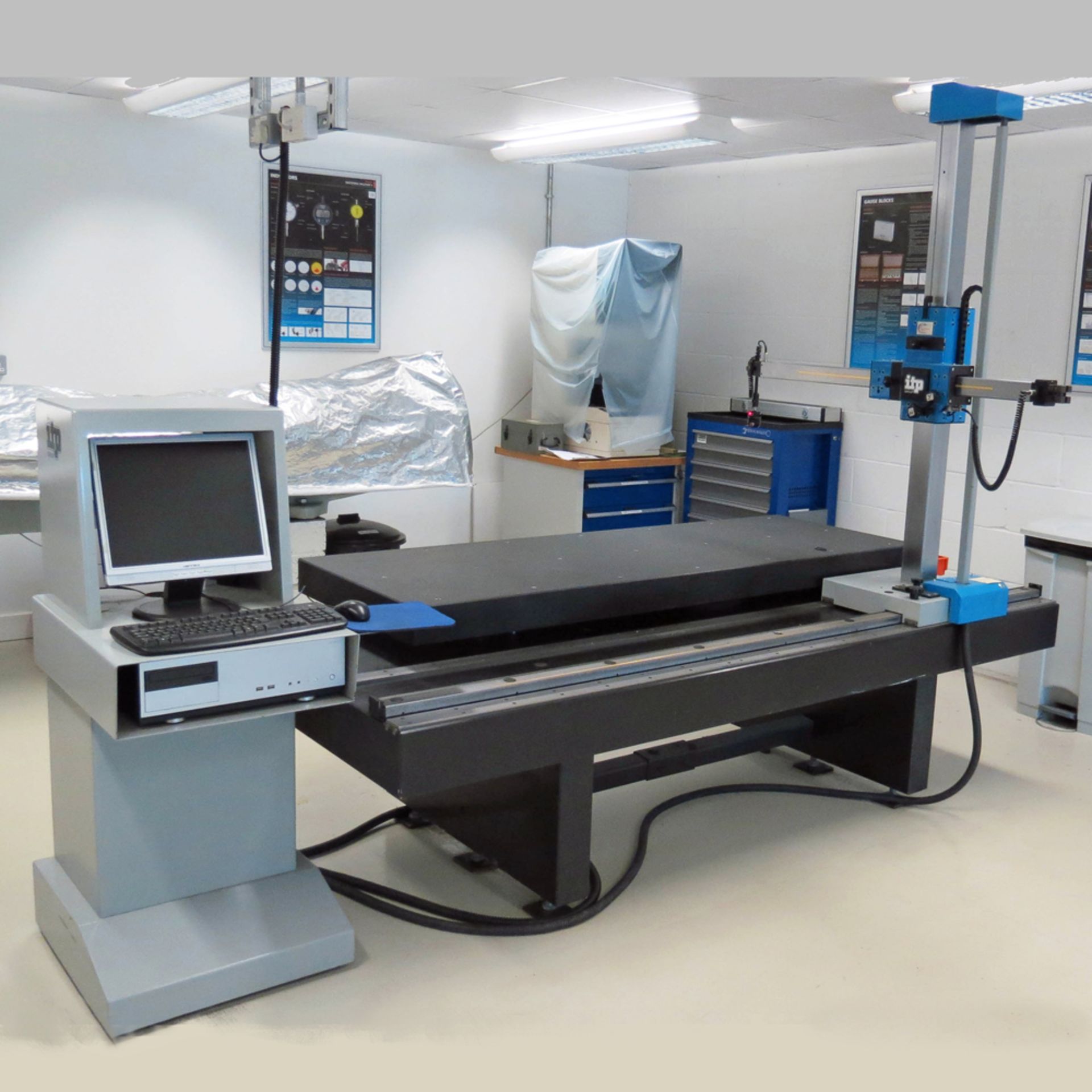 I T P Type HA80 Coordinate Measuring Machine. Fixed to Granite Table. Size 2500mm x 1150mm.