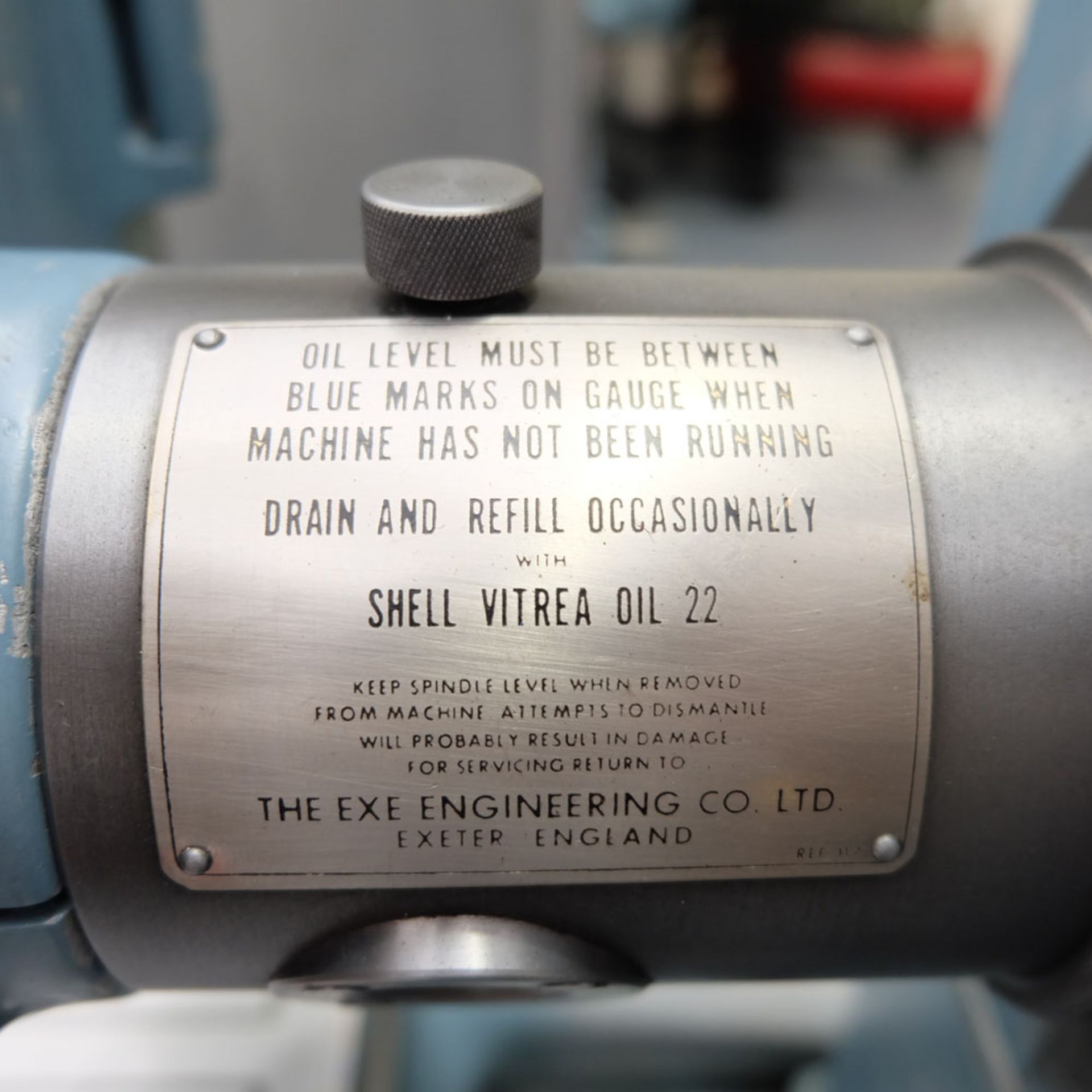 EXE Tool Room Precision Manual Surface Grinder. Table Capacity 12" x 6". - Image 6 of 6