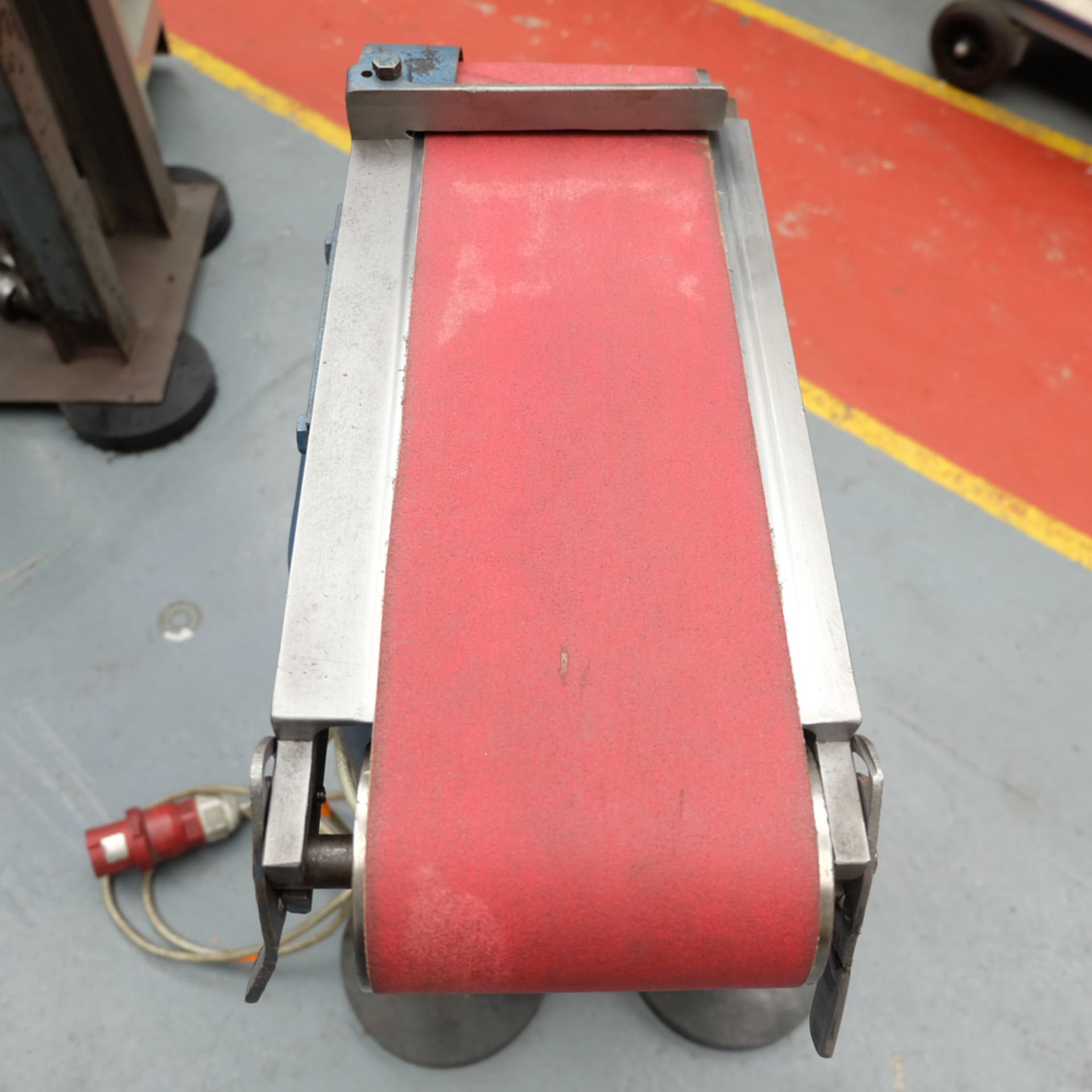 RJH Horizontal Pedestal Linisher. Belt Size 6" Wide x 12". - Image 4 of 4