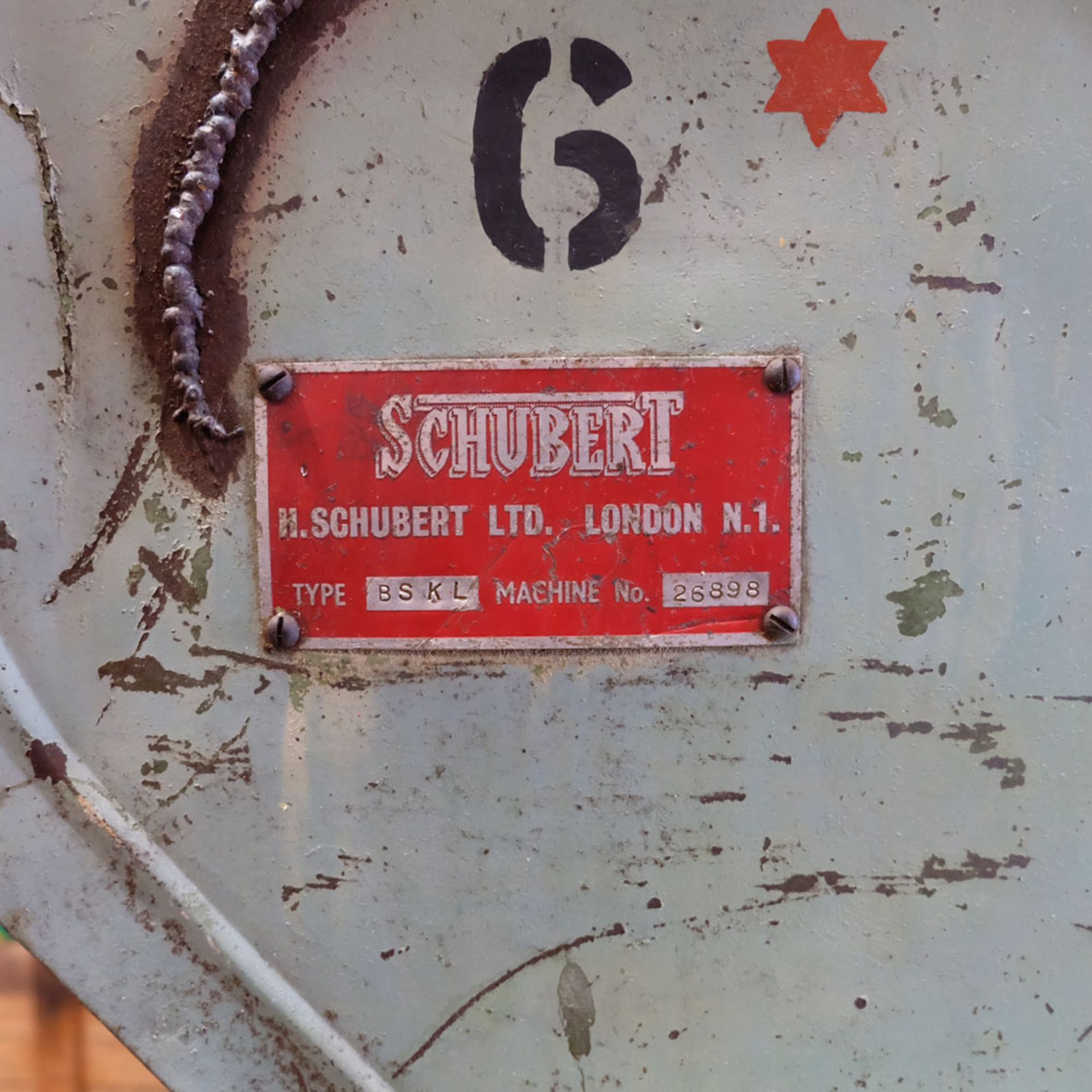 Schubert Type BSKL Belt Sanding Machine. Table Size Approx 62" x 24". Belt Width Approx 6". - Image 2 of 8