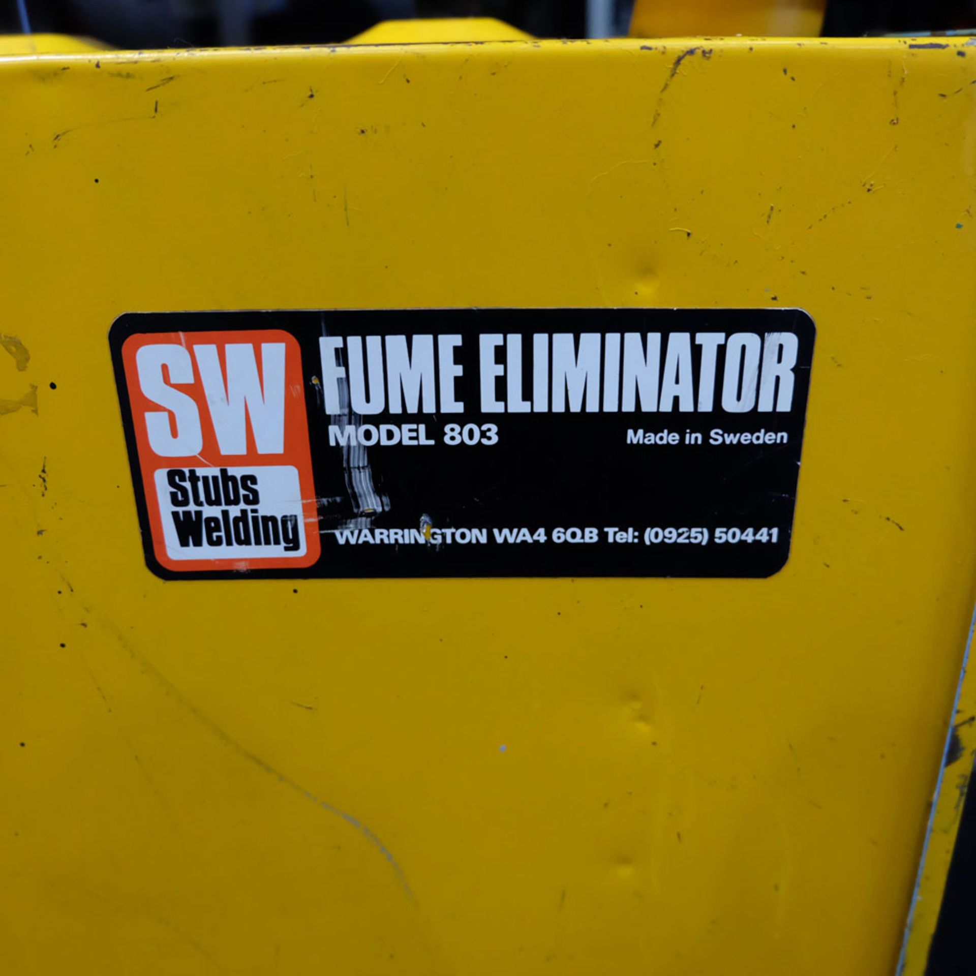 SW Fume Eliminator. Model 803. Single Phase. - Image 5 of 6