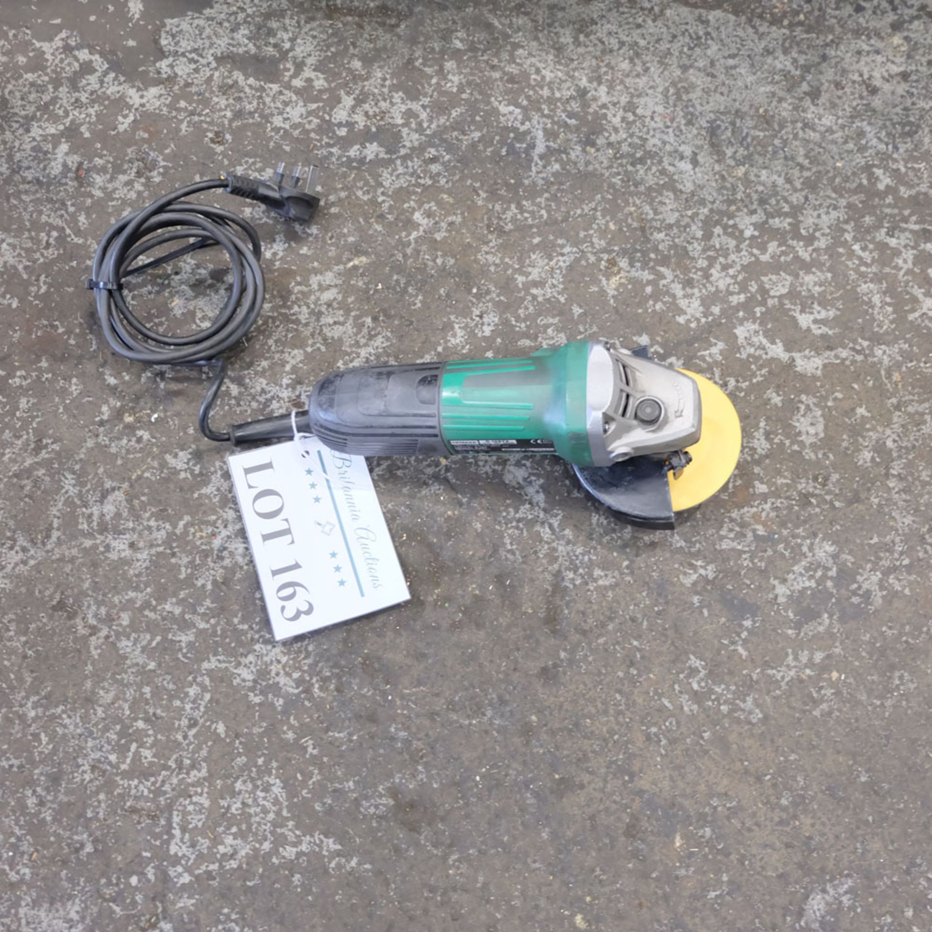 HITACHI Angle Grinder. Model G12STX. Single Phase.